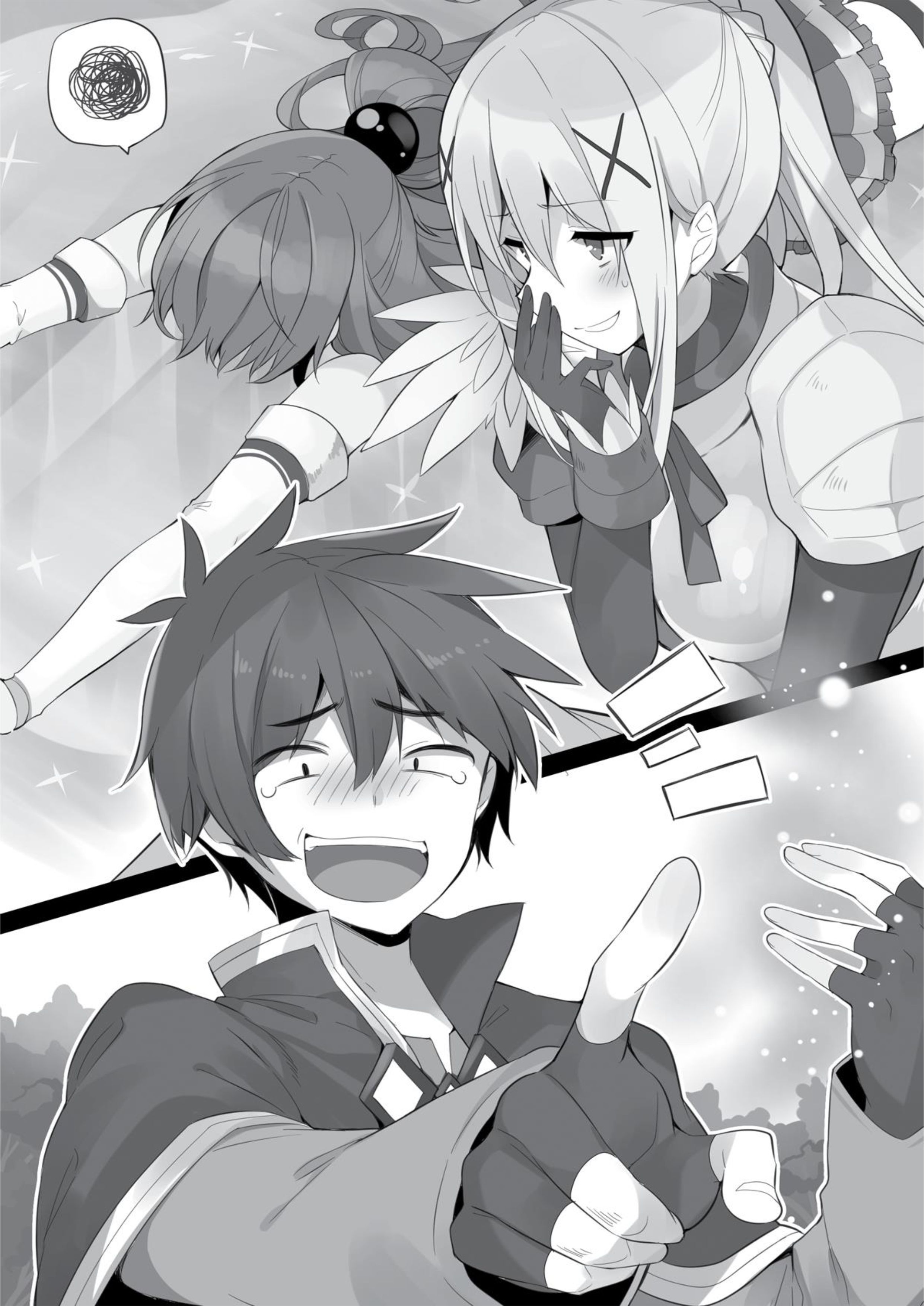 Konosuba V9 Illustration - Megumi Novel