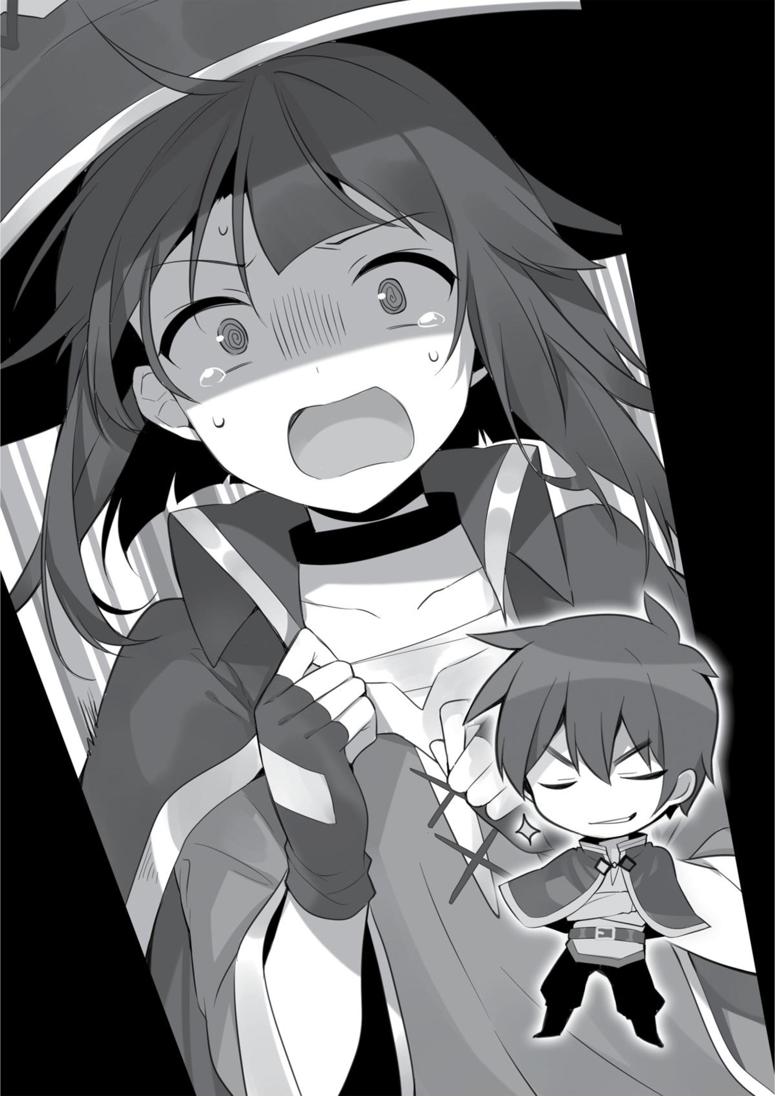 Konosuba V9 Illustration - Megumi Novel