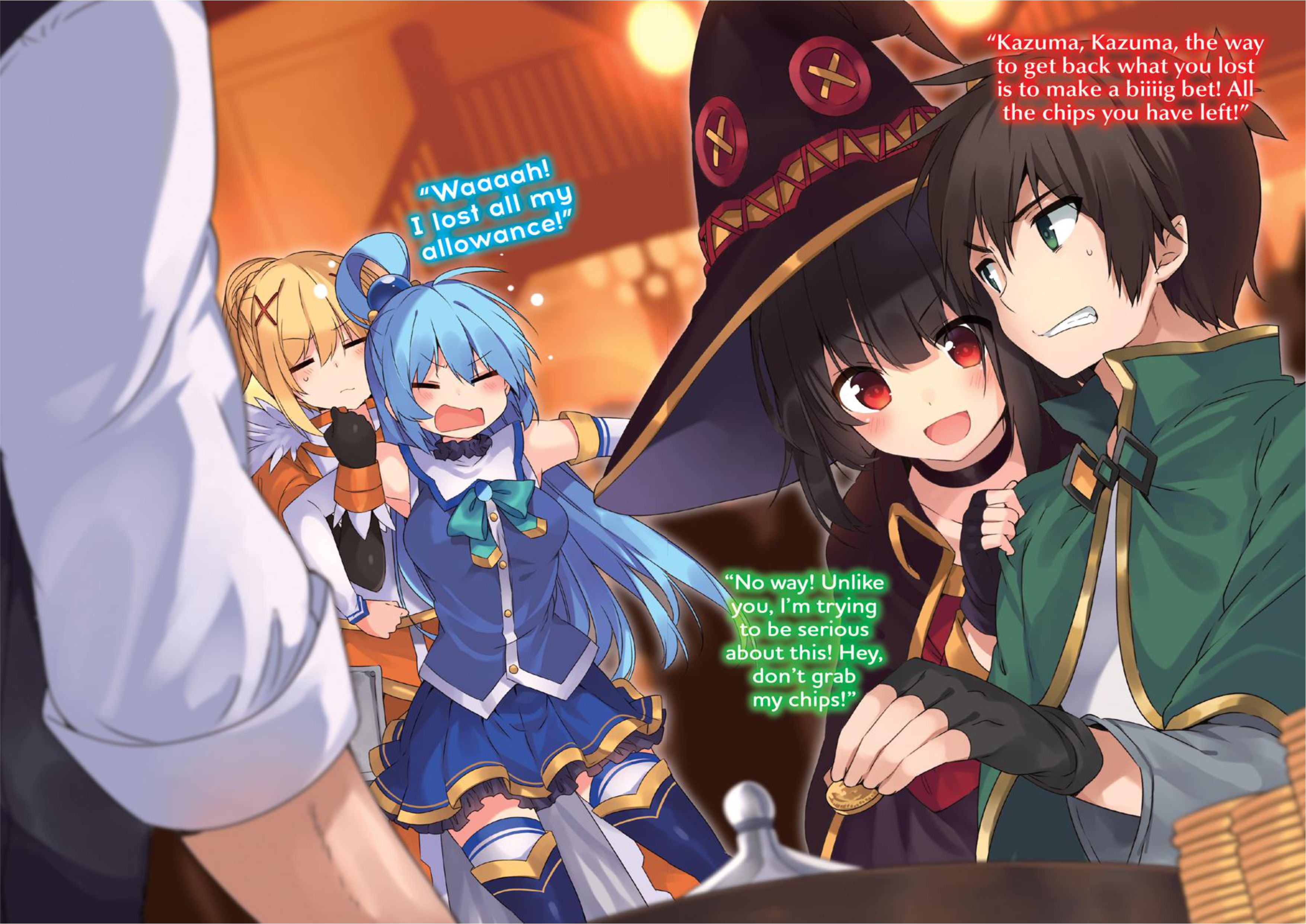 Konosuba V10 Illustration - Megumi Novel
