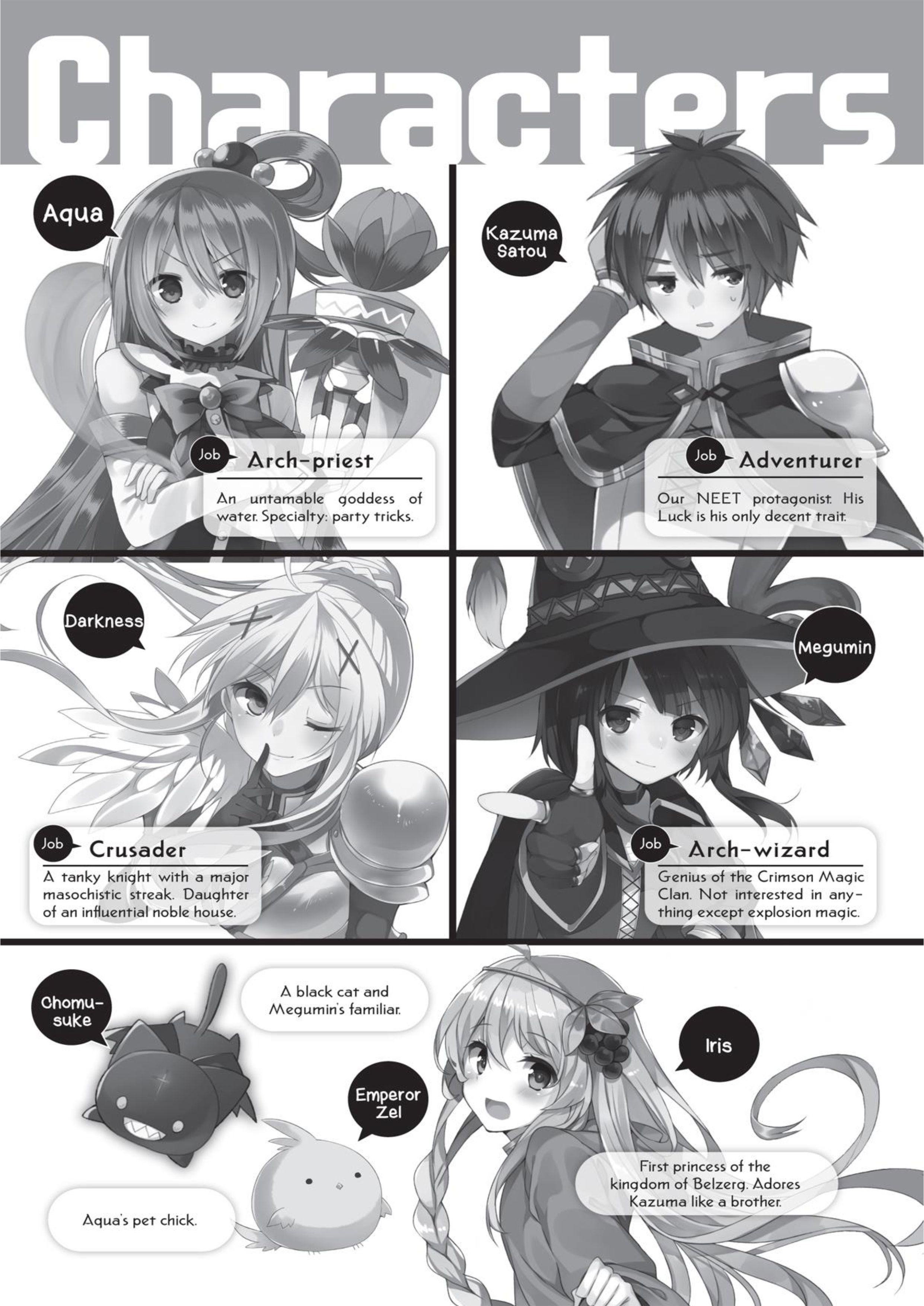 Konosuba V10 Illustration - Megumi Novel