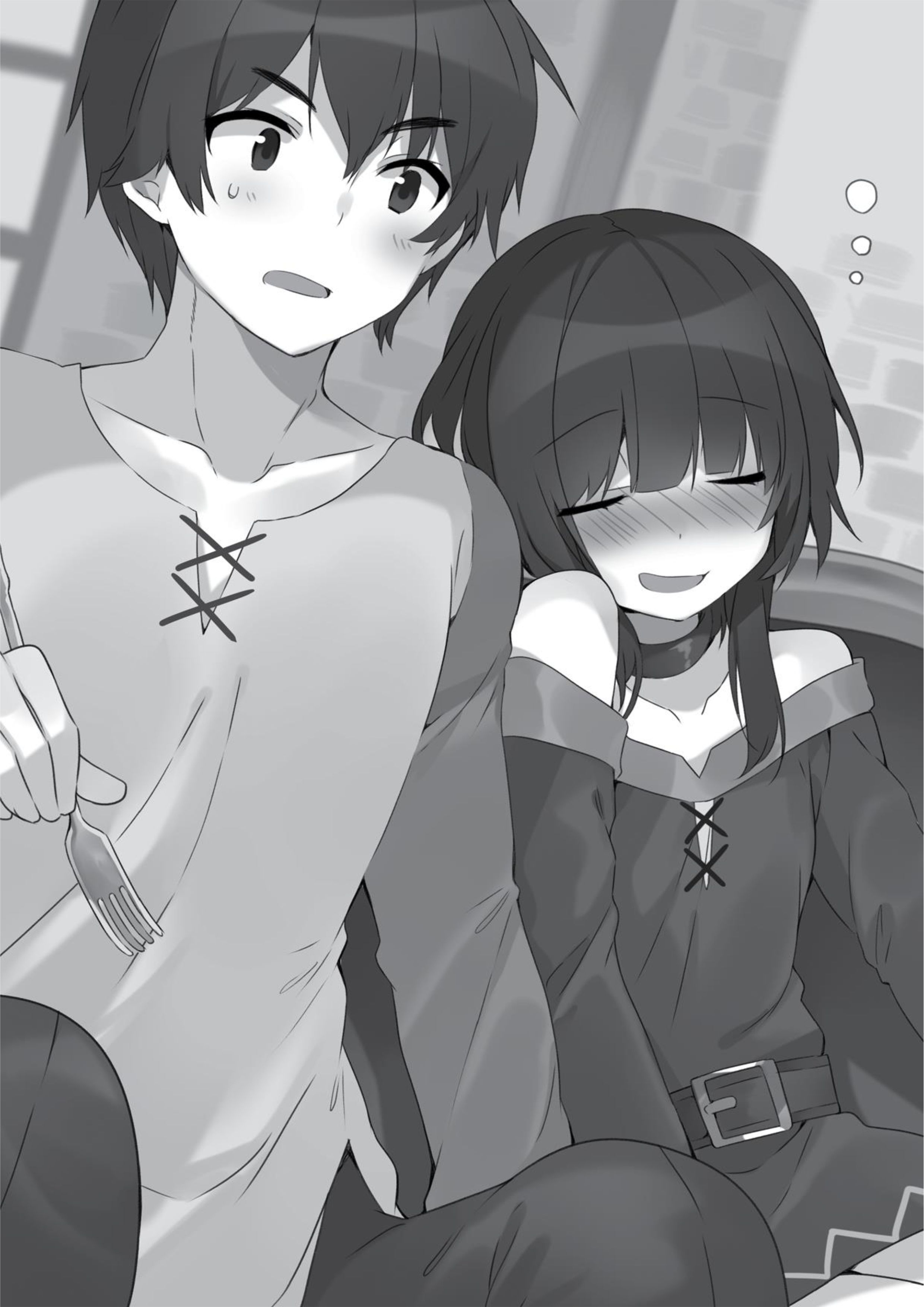 Konosuba V10 Illustration - Megumi Novel