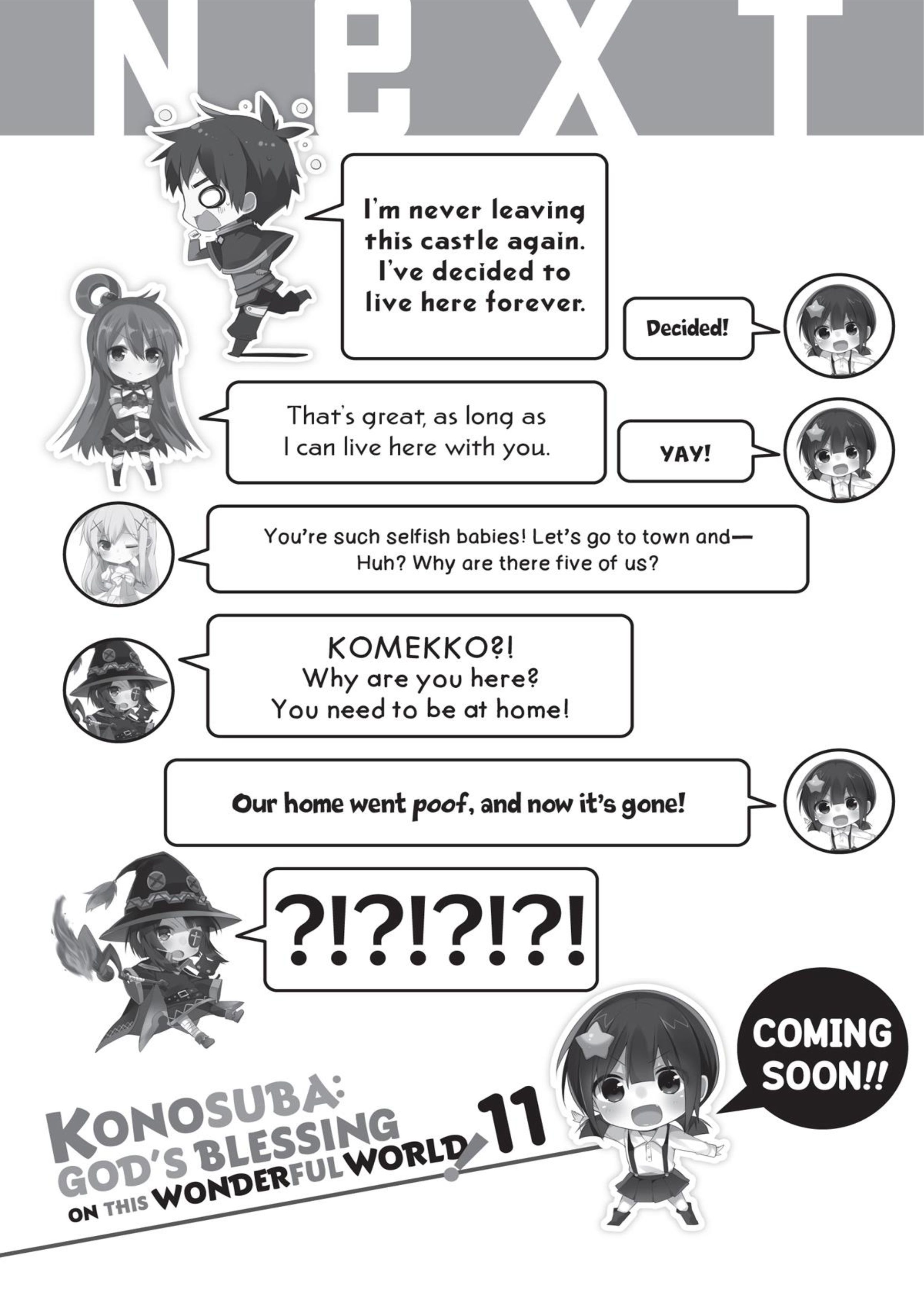 Konosuba V10 Illustration - Megumi Novel