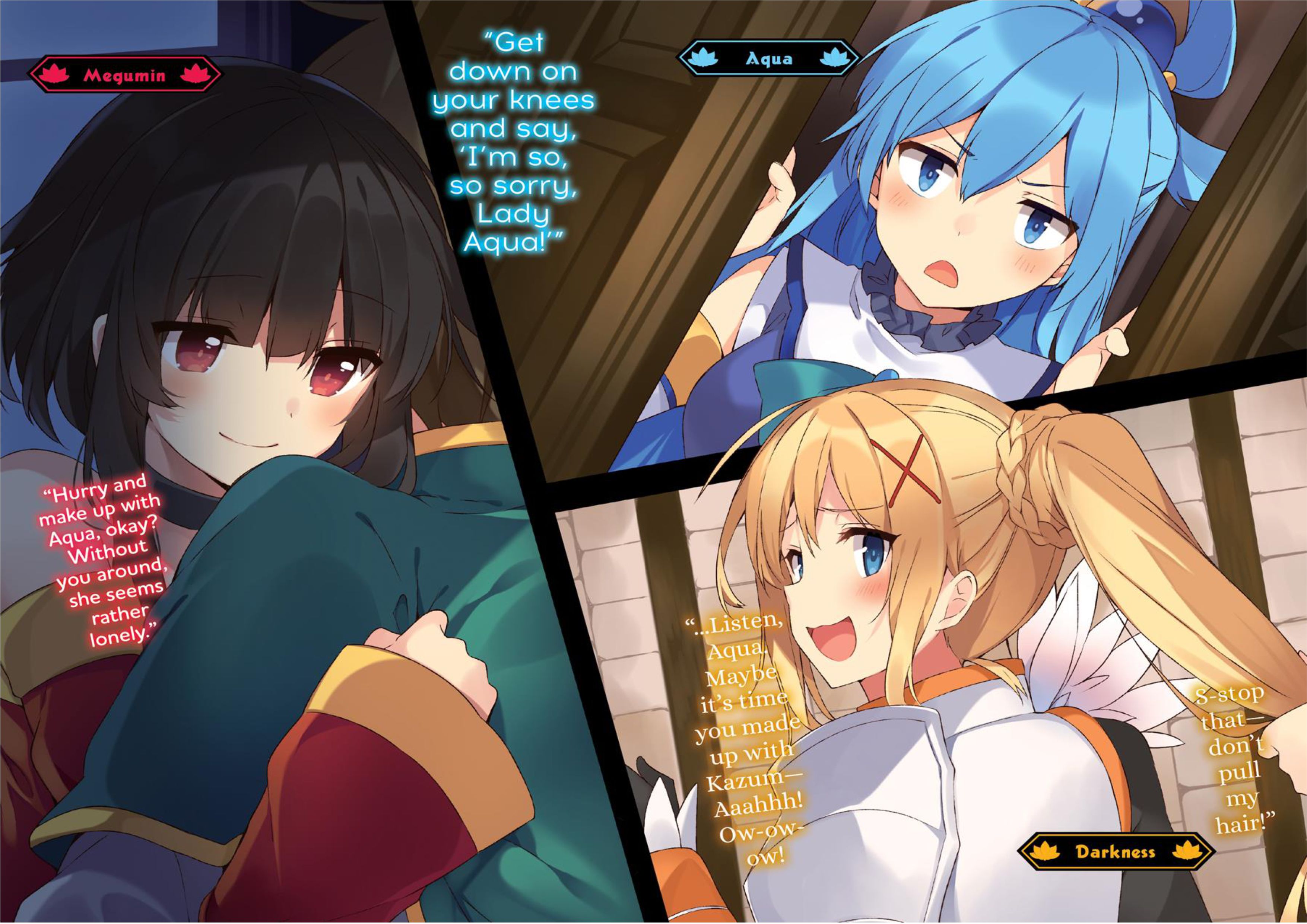 Konosuba V11 Illustration - Megumi Novel