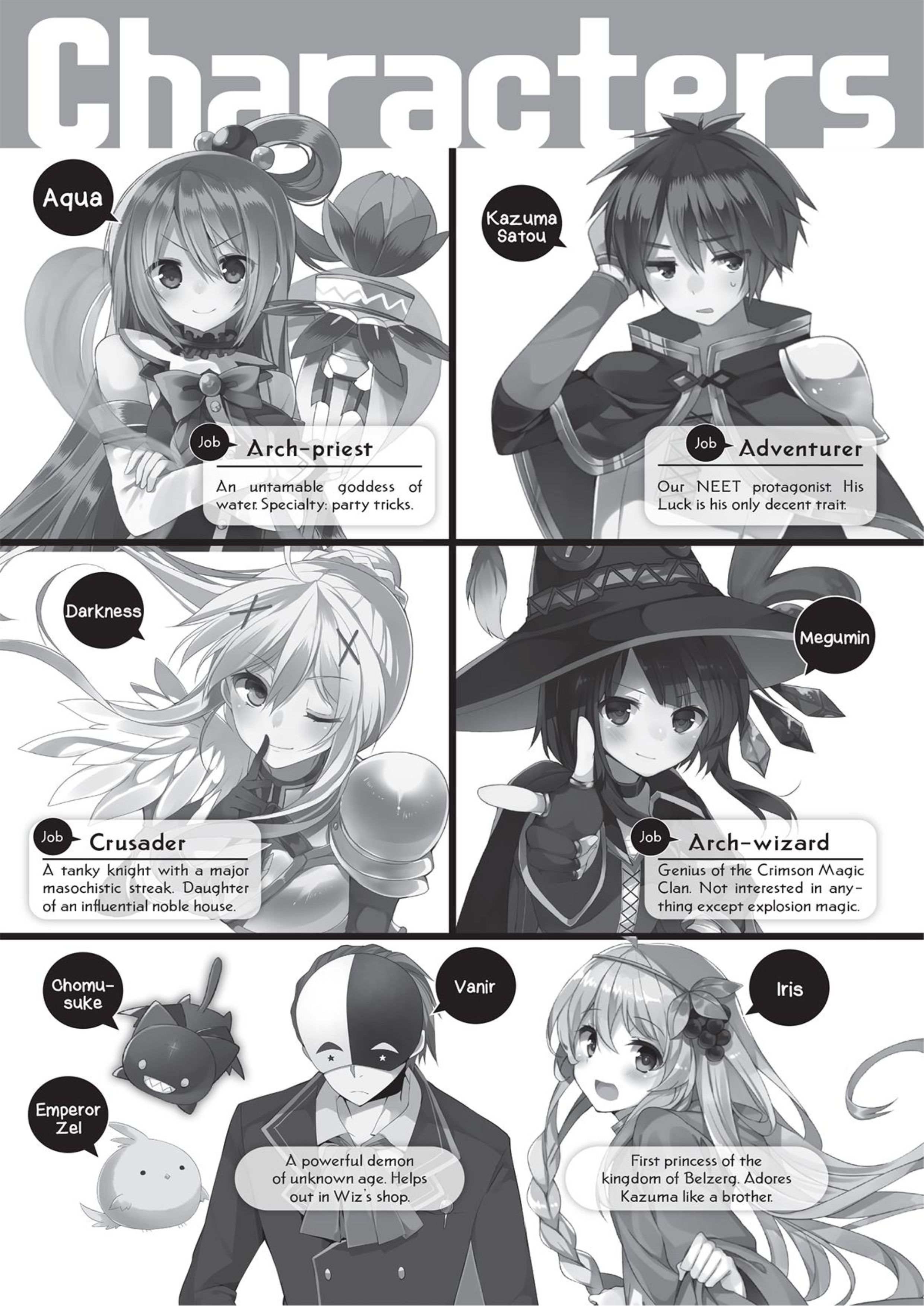 Konosuba V11 Illustration - Megumi Novel