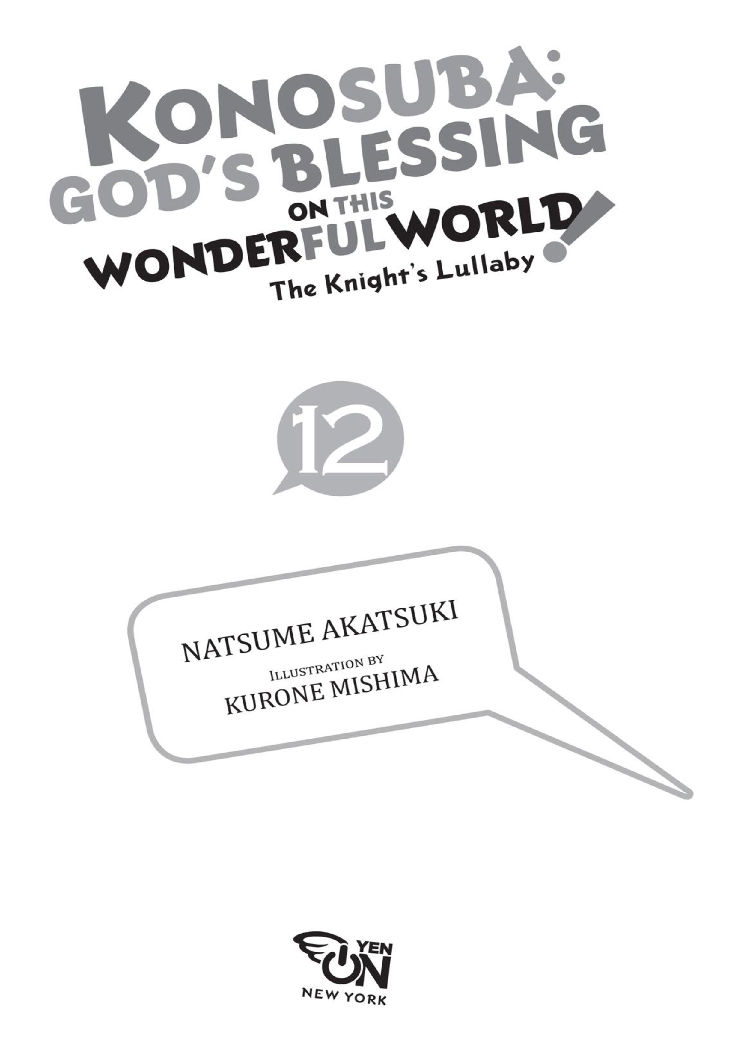 Konosuba V12 Illustration - Megumi Novel