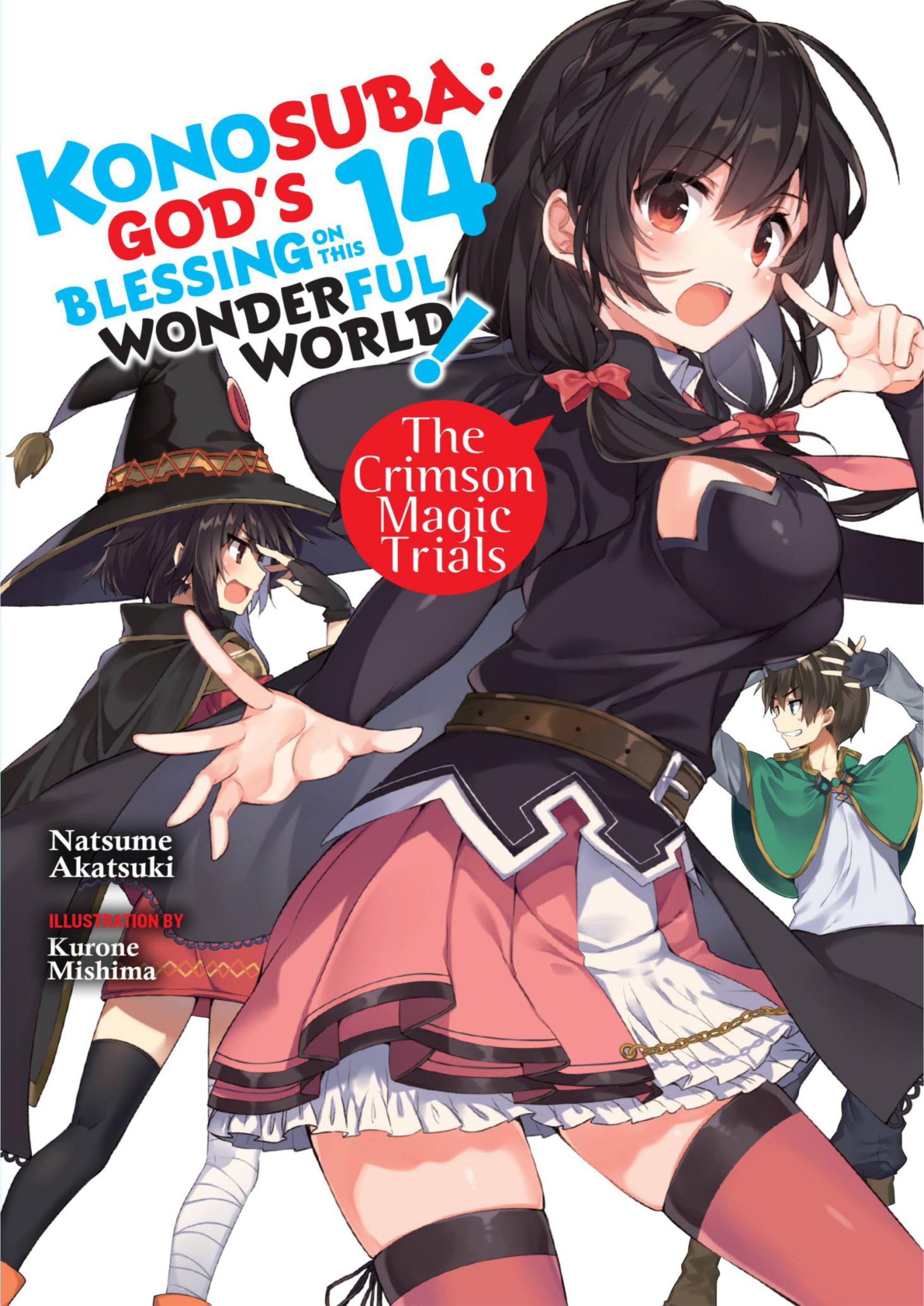 Konosuba V14 Illustration - Megumi Novel