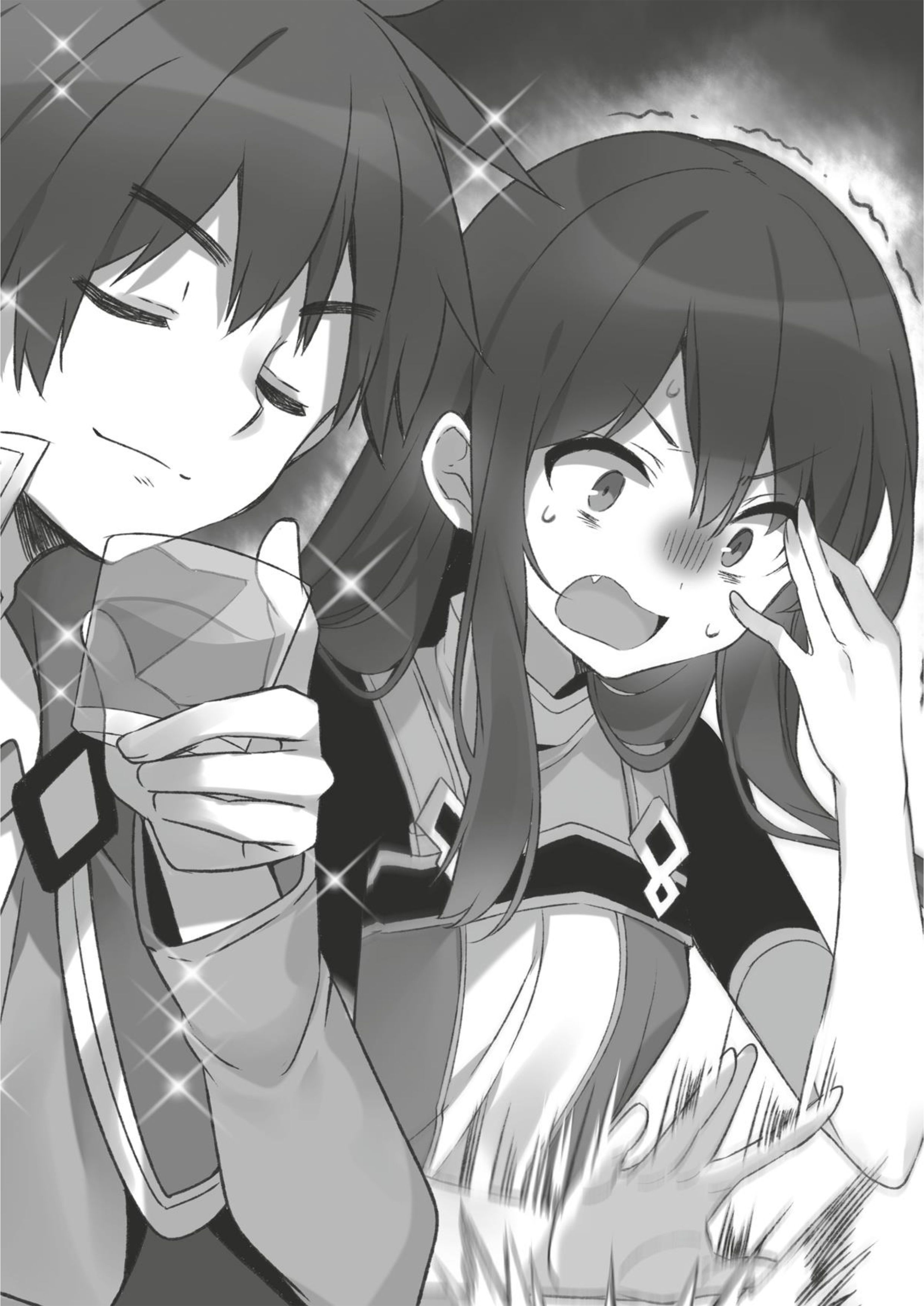 Konosuba V14 Illustration - Megumi Novel