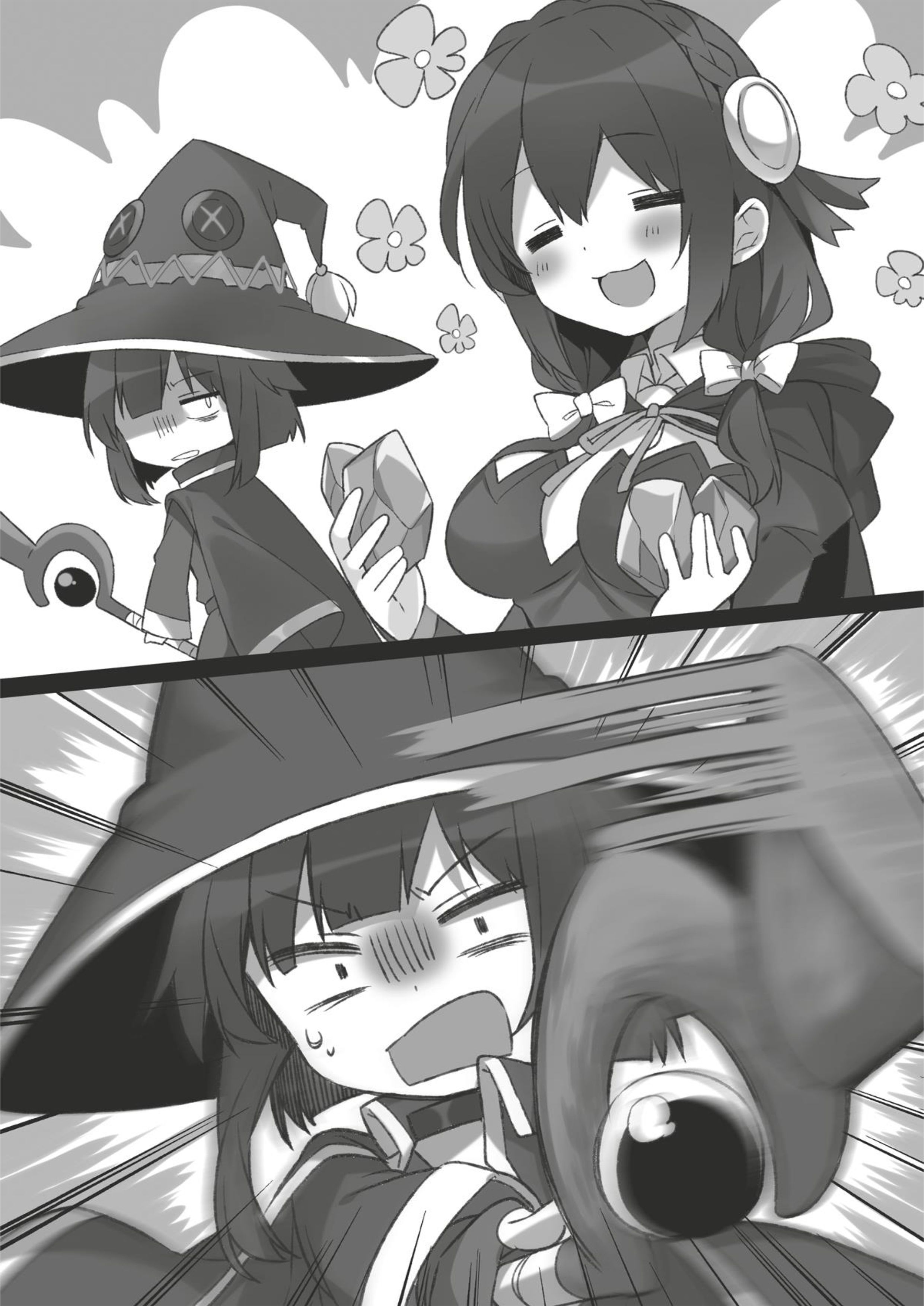 Konosuba V14 Illustration - Megumi Novel