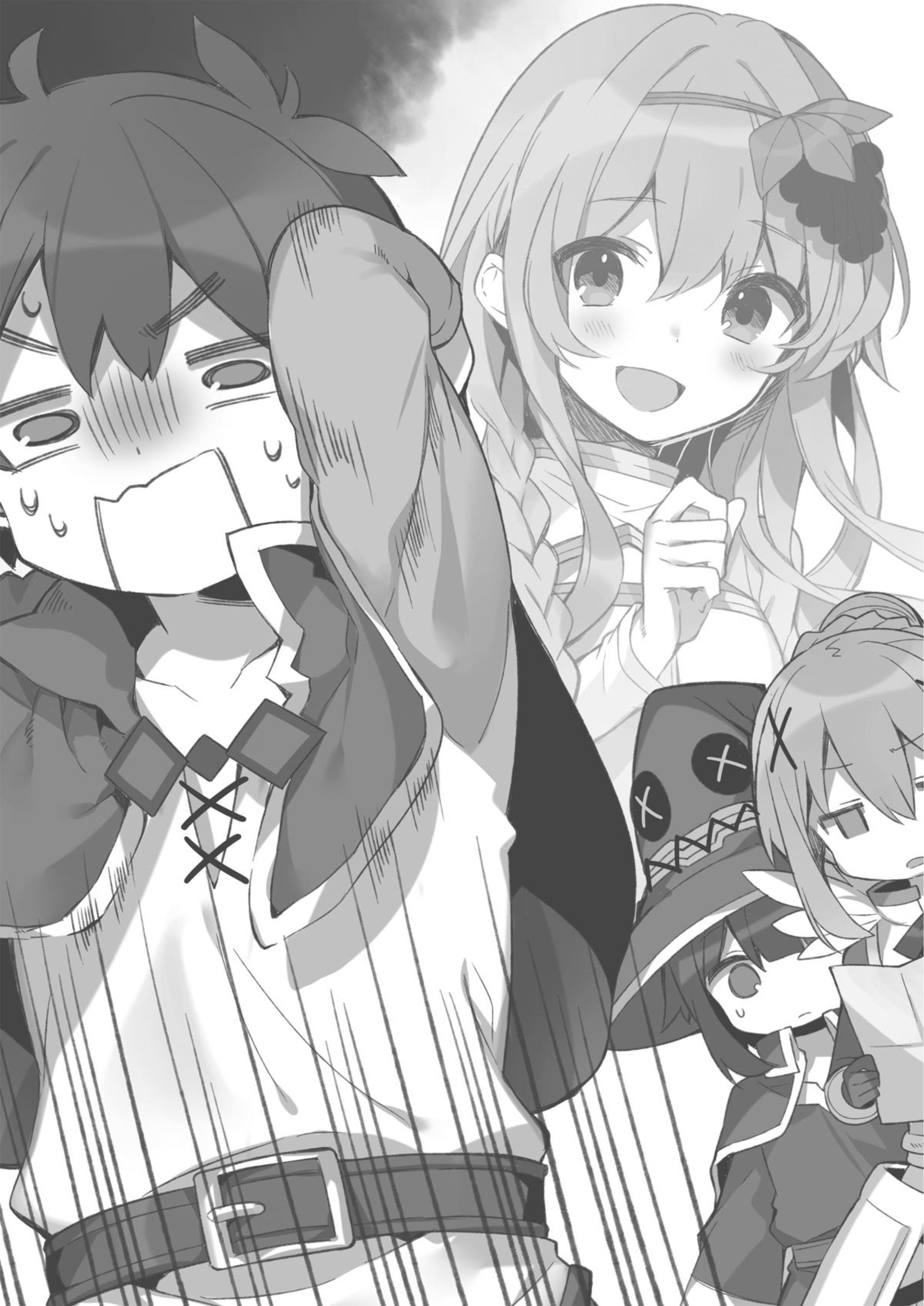 Konosuba V16 Illustration - Megumi Novel