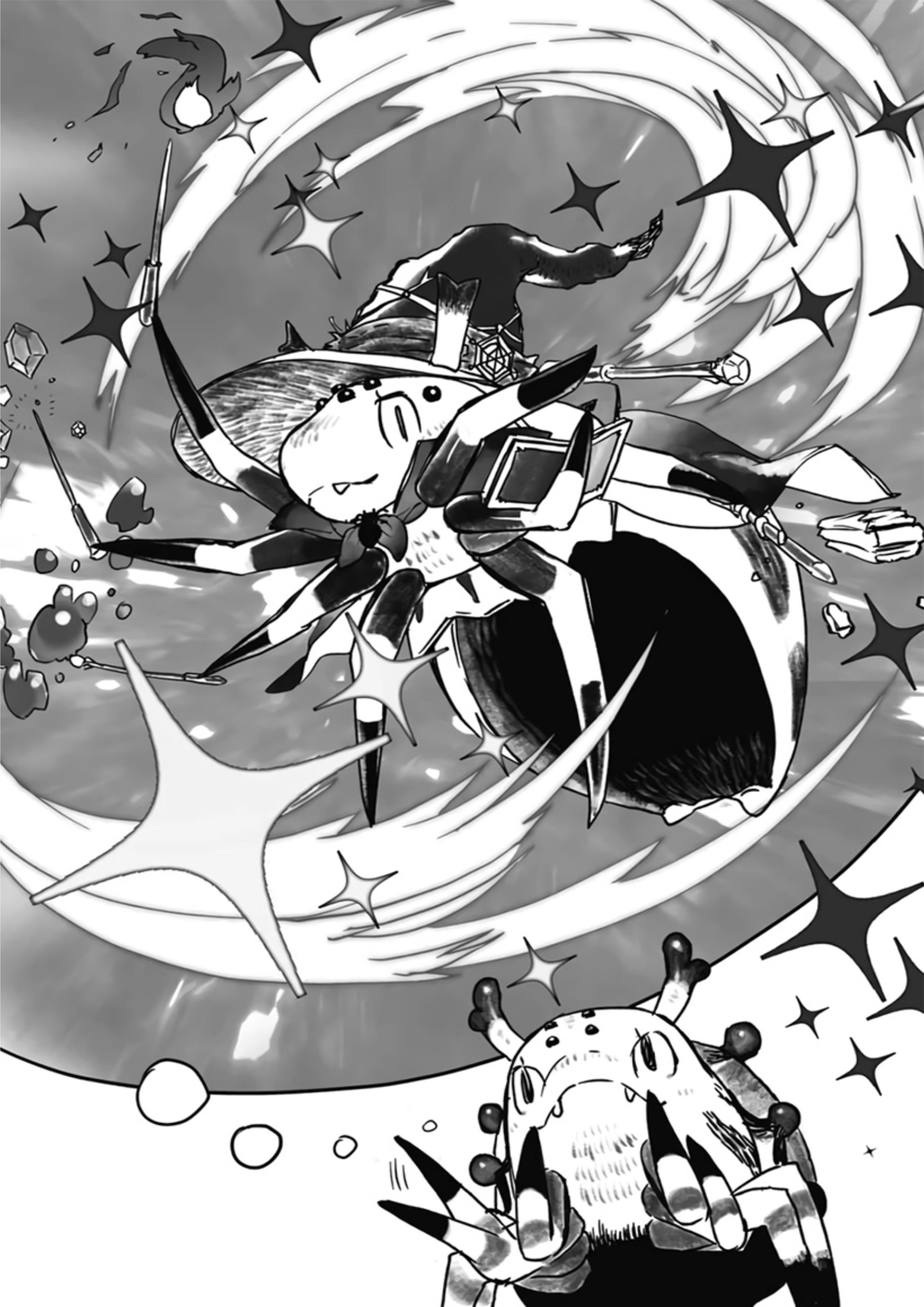 Kumo Desu ga - Nani ka V2 Illustration - Megumi Novel