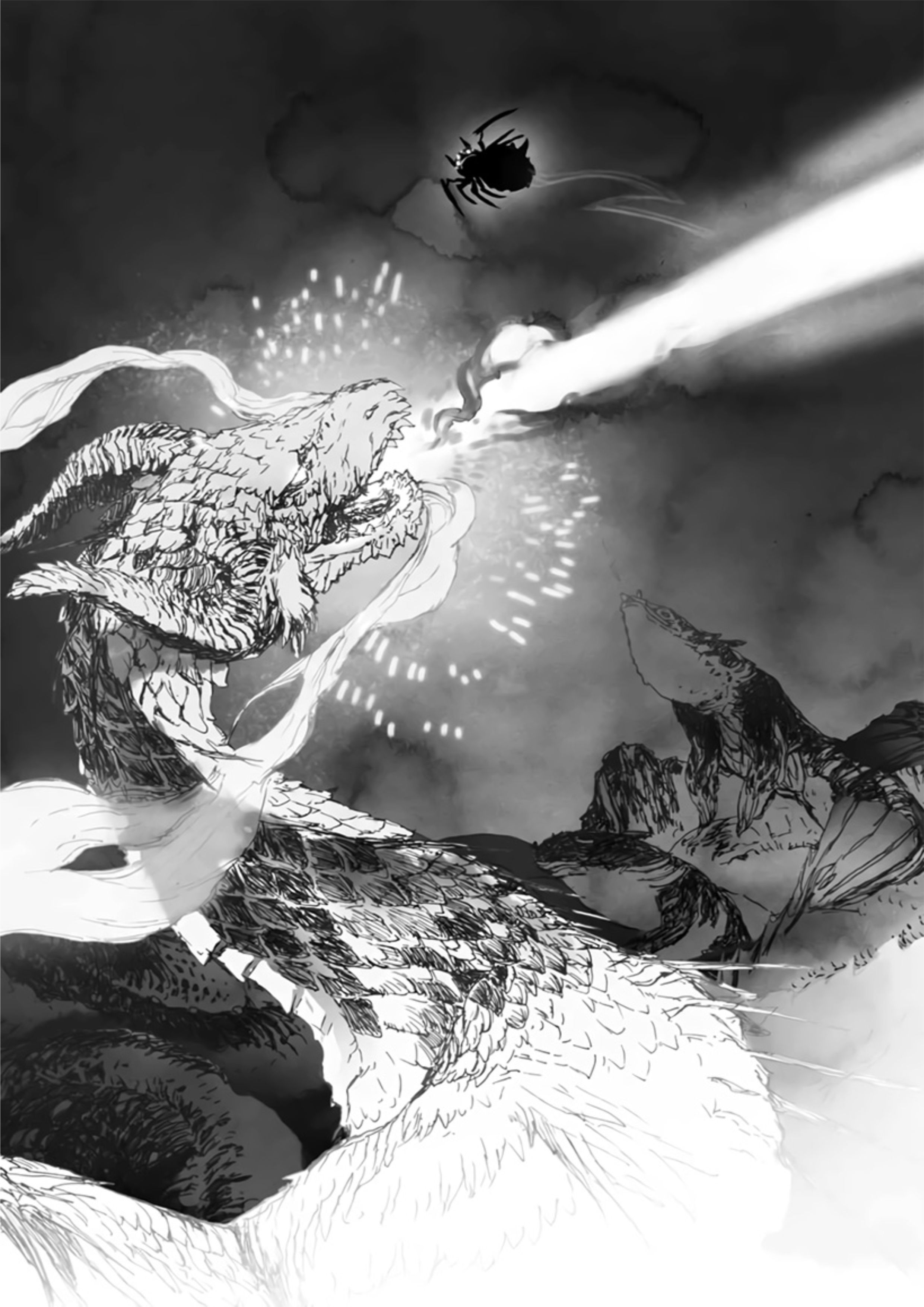 Kumo Desu ga - Nani ka V2 Illustration - Megumi Novel