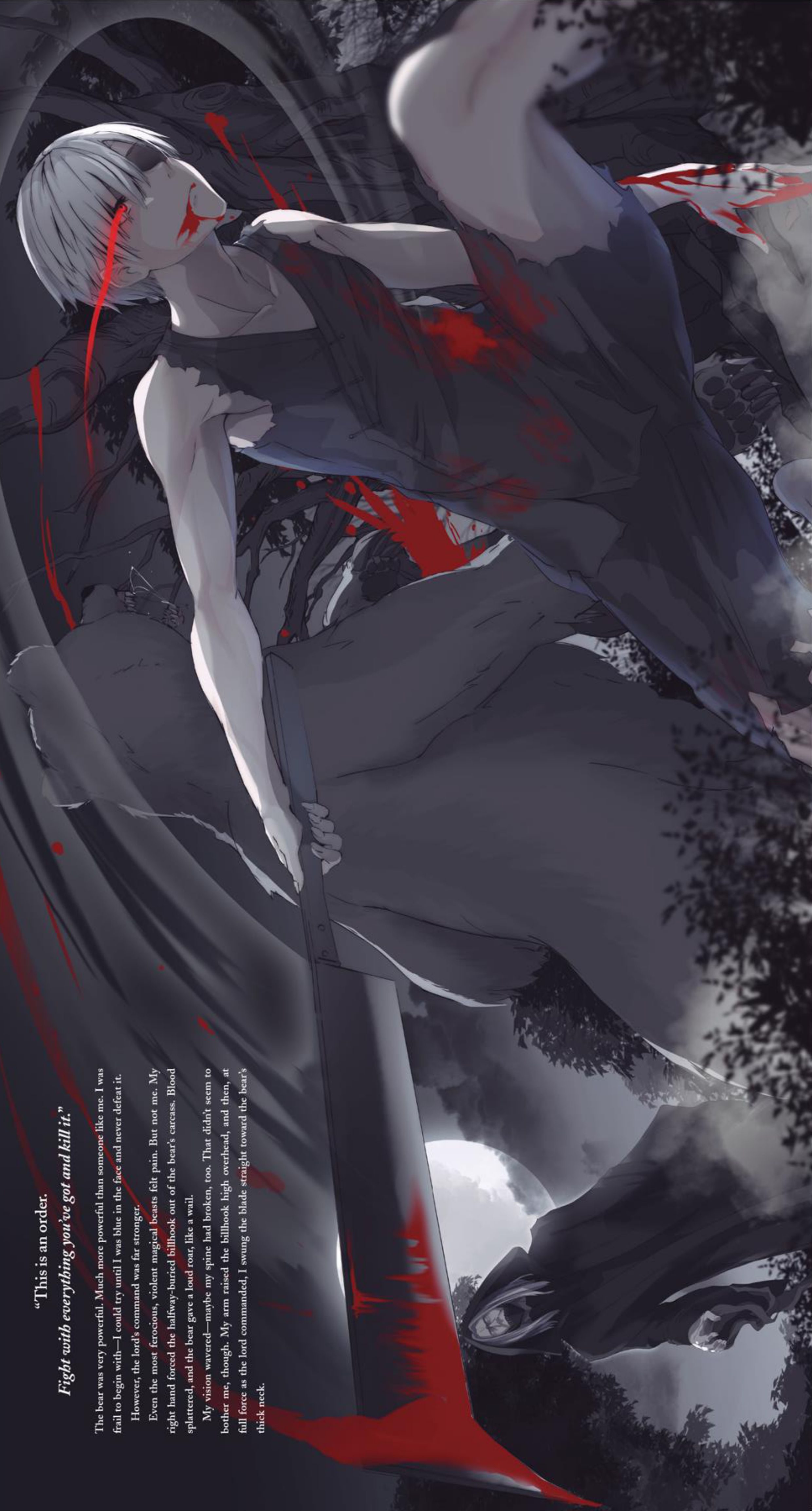 Kuraki Kyuuden no Shisha no Ou V1 Illustration - Megumi Novel