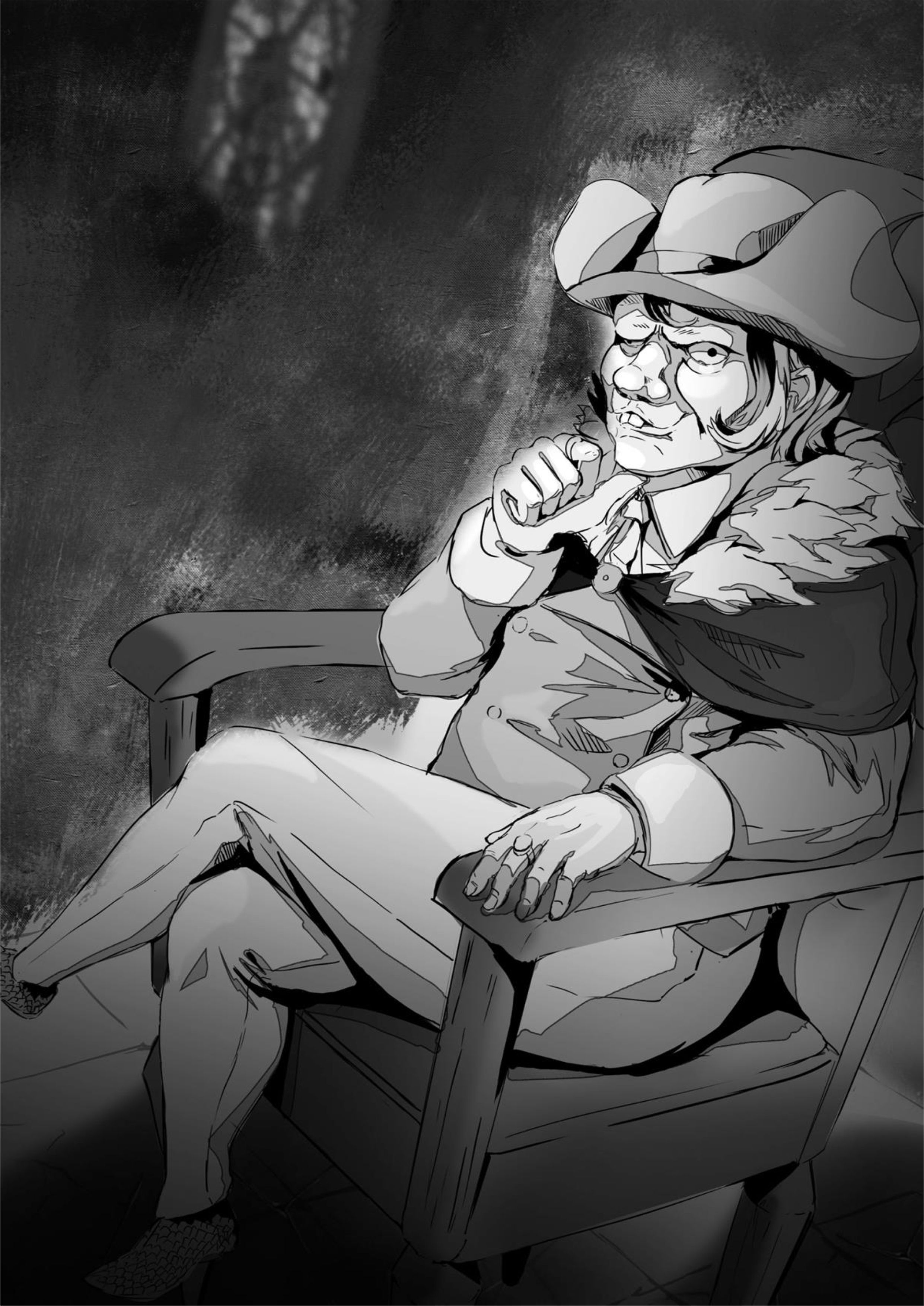 Kuraki Kyuuden no Shisha no Ou V1 Illustration - Megumi Novel