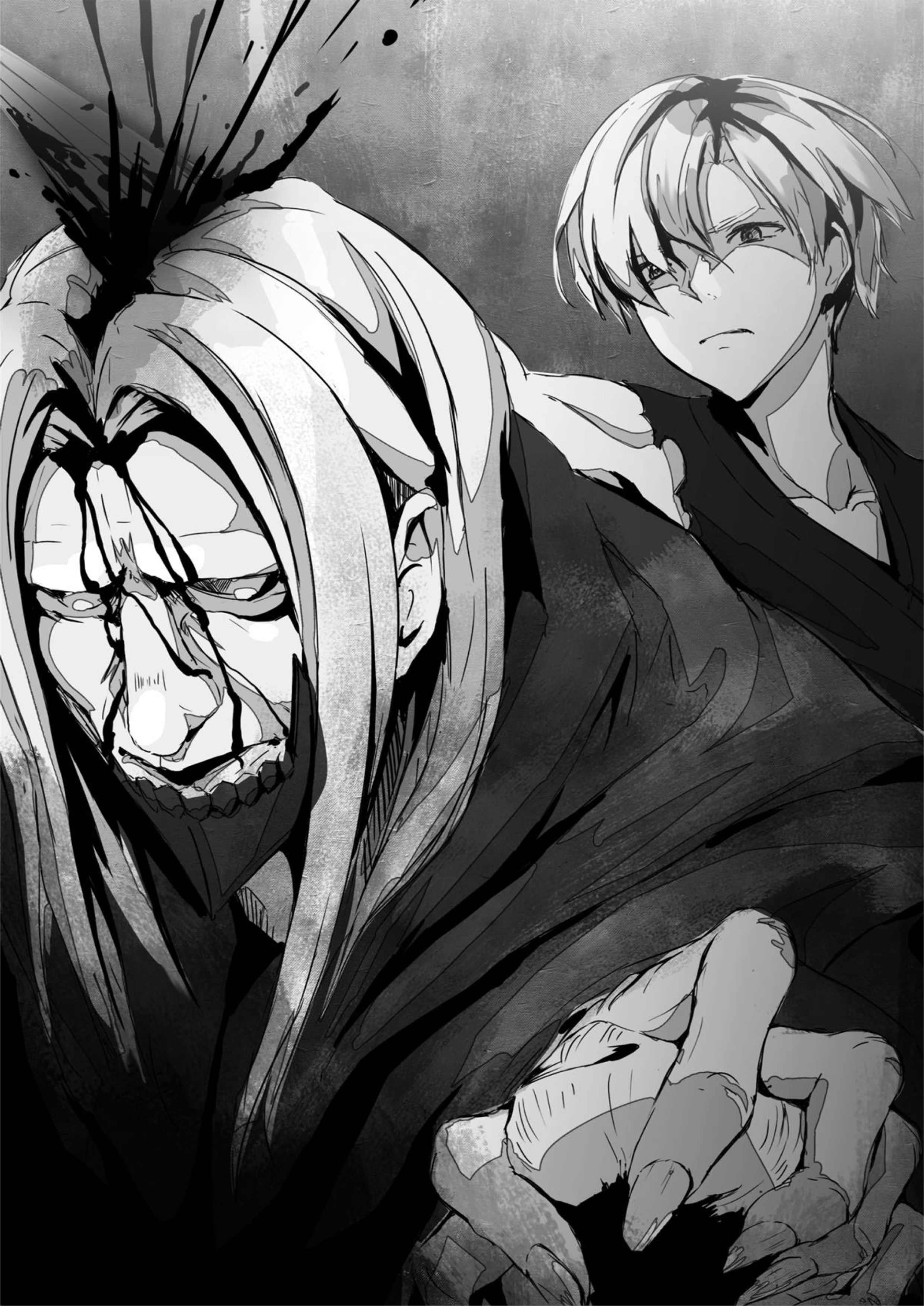 Kuraki Kyuuden no Shisha no Ou V1 Illustration - Megumi Novel