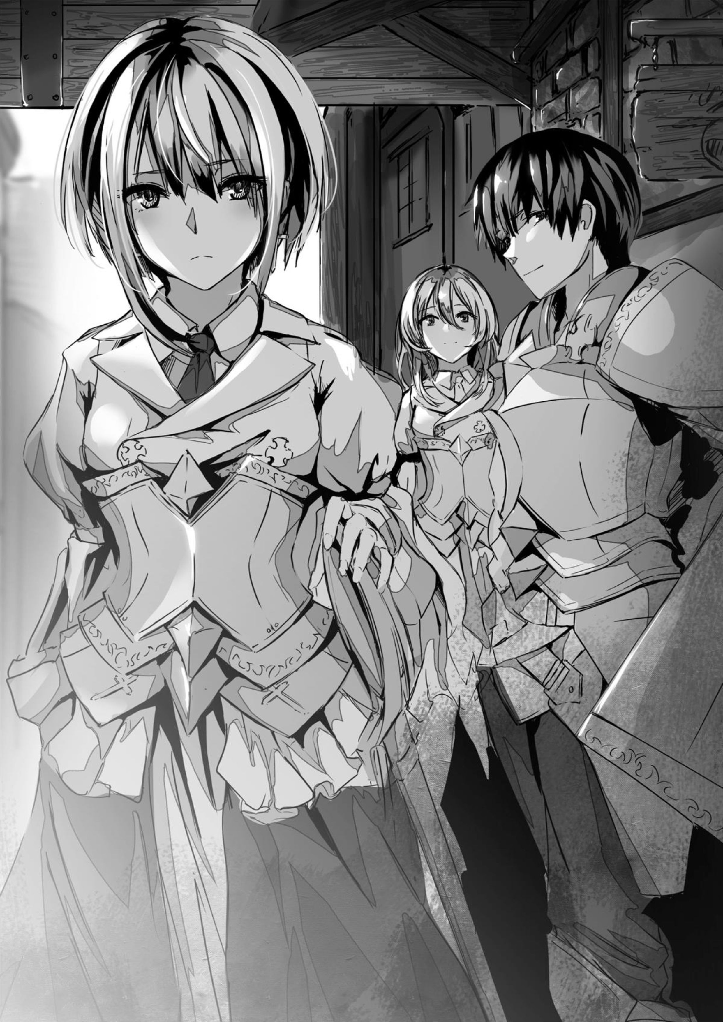 Kuraki Kyuuden no Shisha no Ou V1 Illustration - Megumi Novel