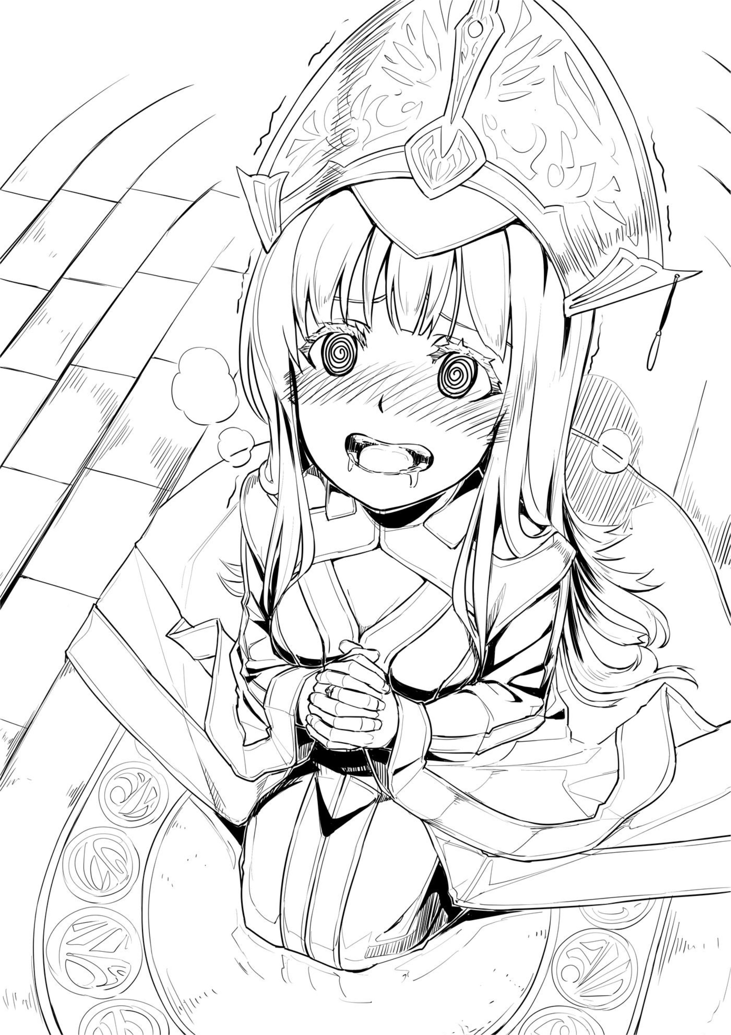 Kuro no Shoukanshi V2 Illustration - Megumi Novel