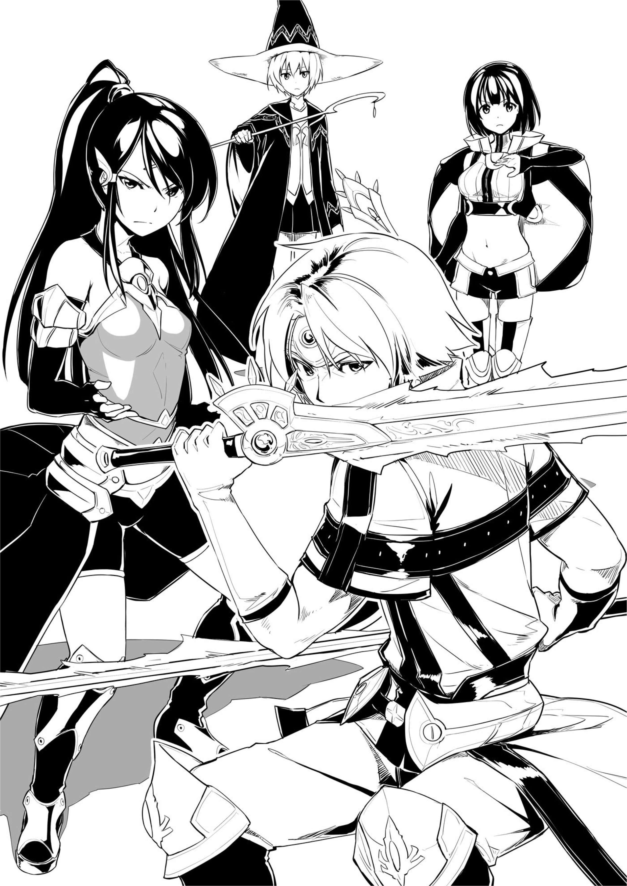 Kuro no Shoukanshi V2 Illustration - Megumi Novel