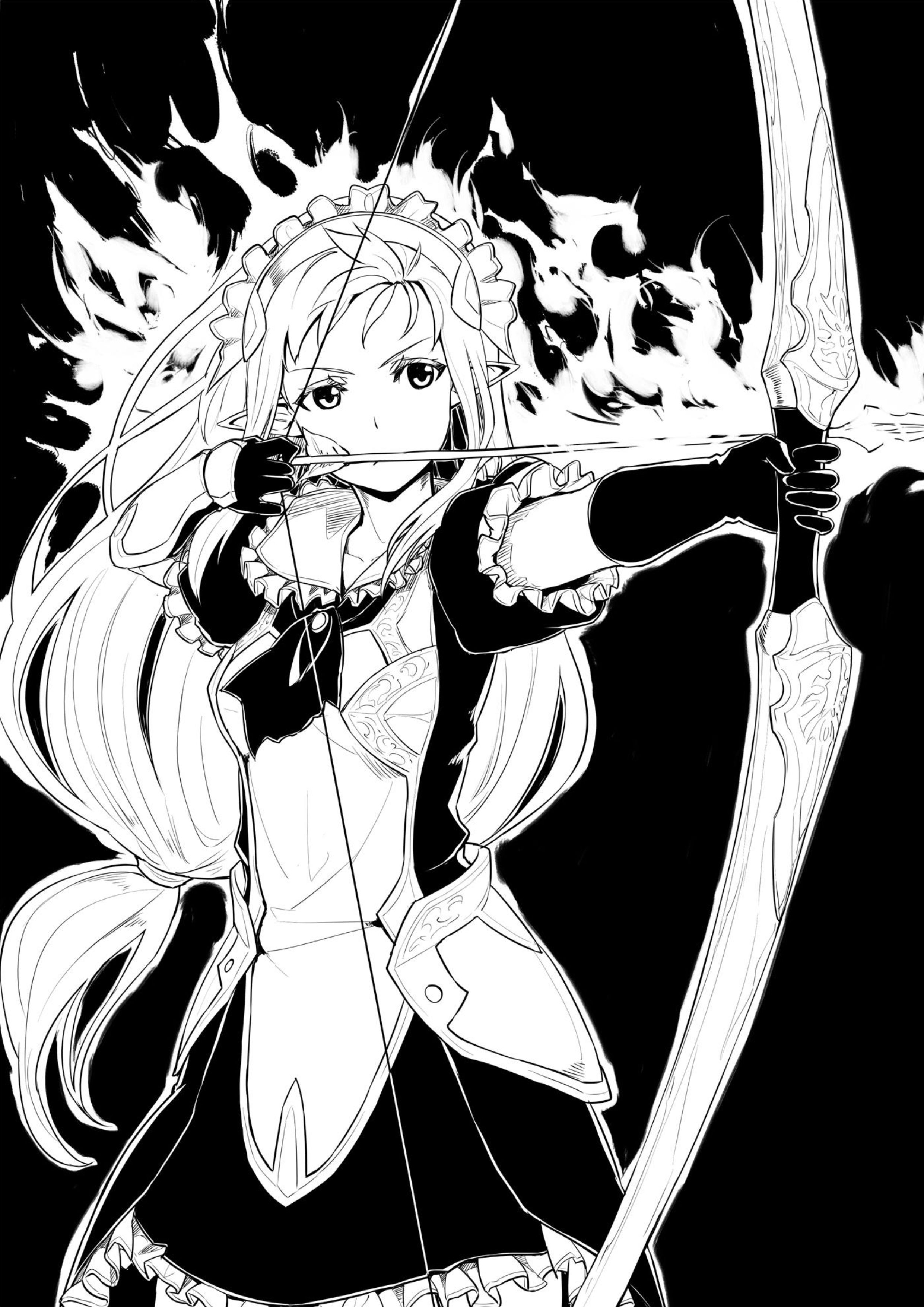 Kuro no Shoukanshi V2 Illustration - Megumi Novel