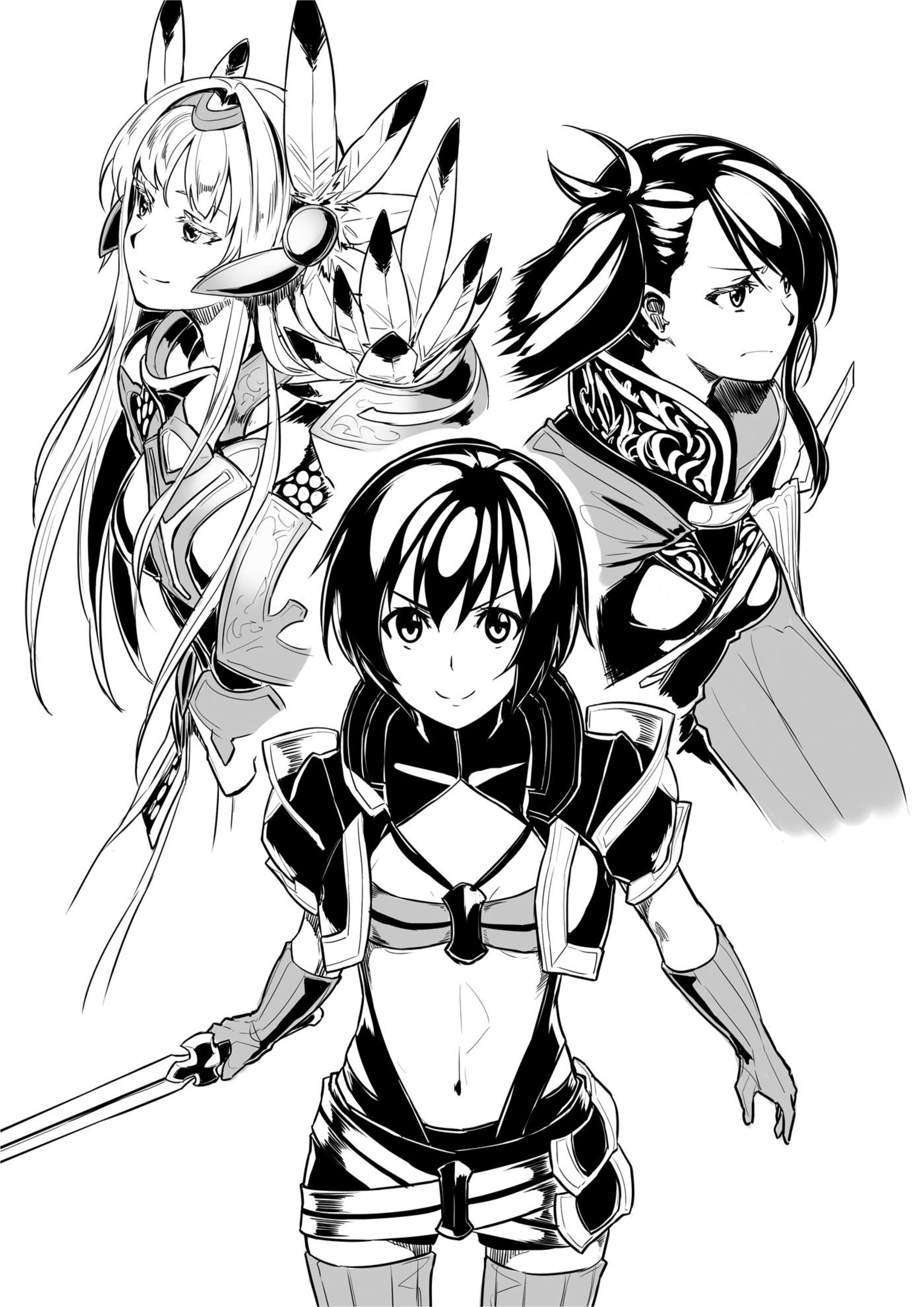 Kuro no Shoukanshi V3 Illustration - Megumi Novel