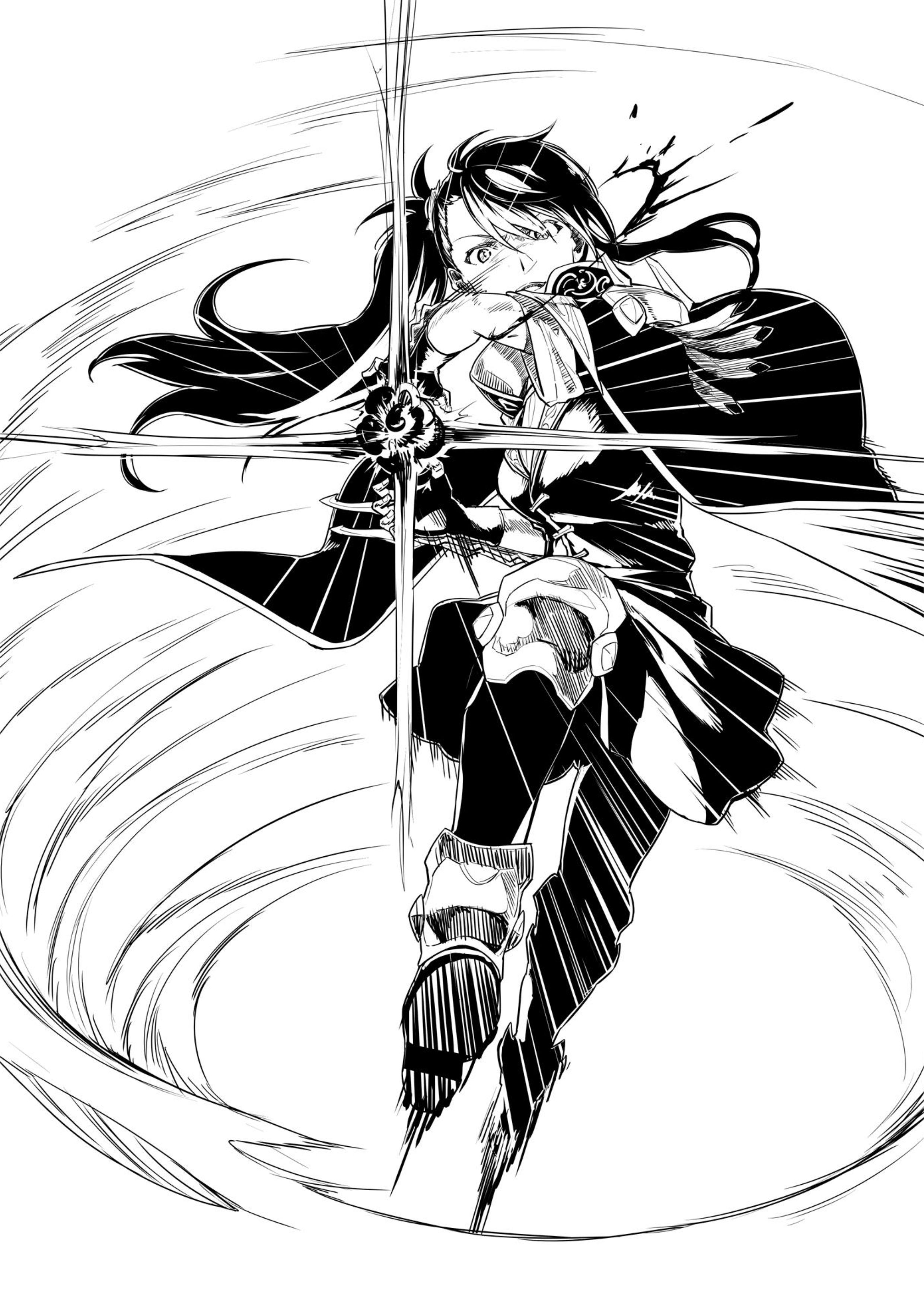 Kuro no Shoukanshi V4 Illustration - Megumi Novel