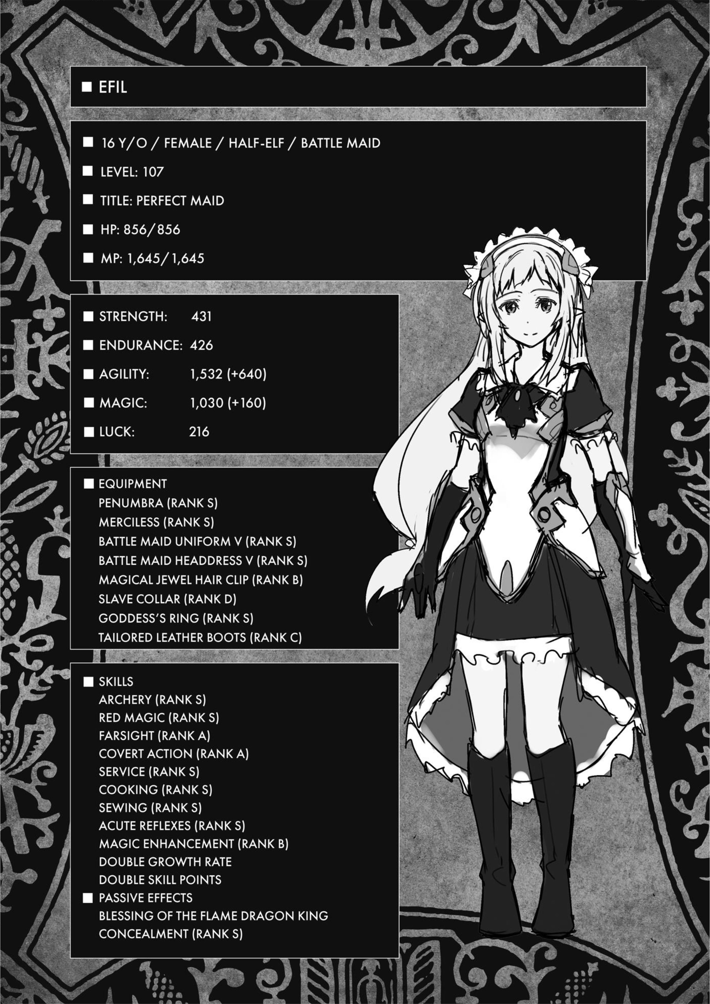 Kuro no Shoukanshi V4 Illustration - Megumi Novel