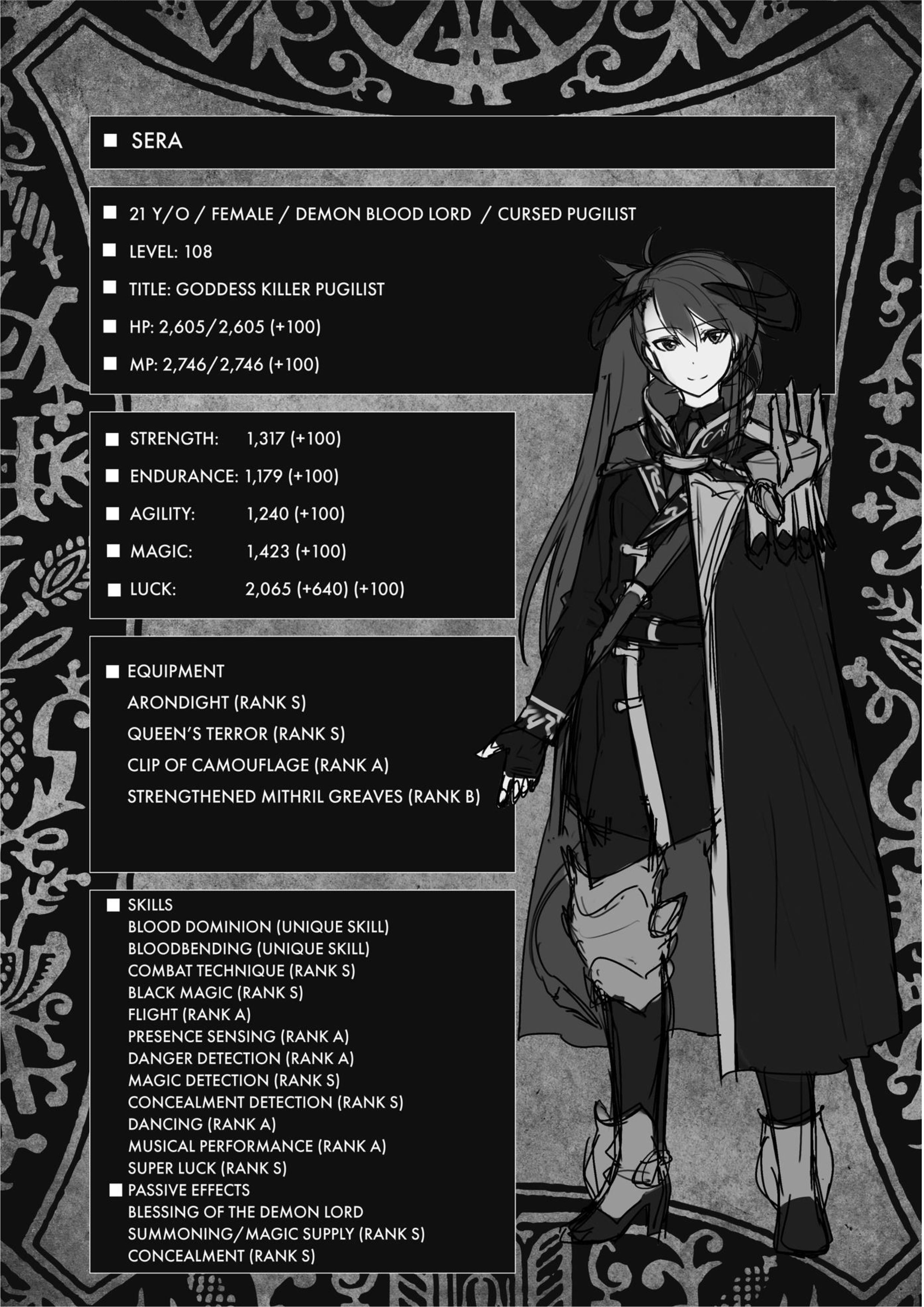 Kuro no Shoukanshi V4 Illustration - Megumi Novel