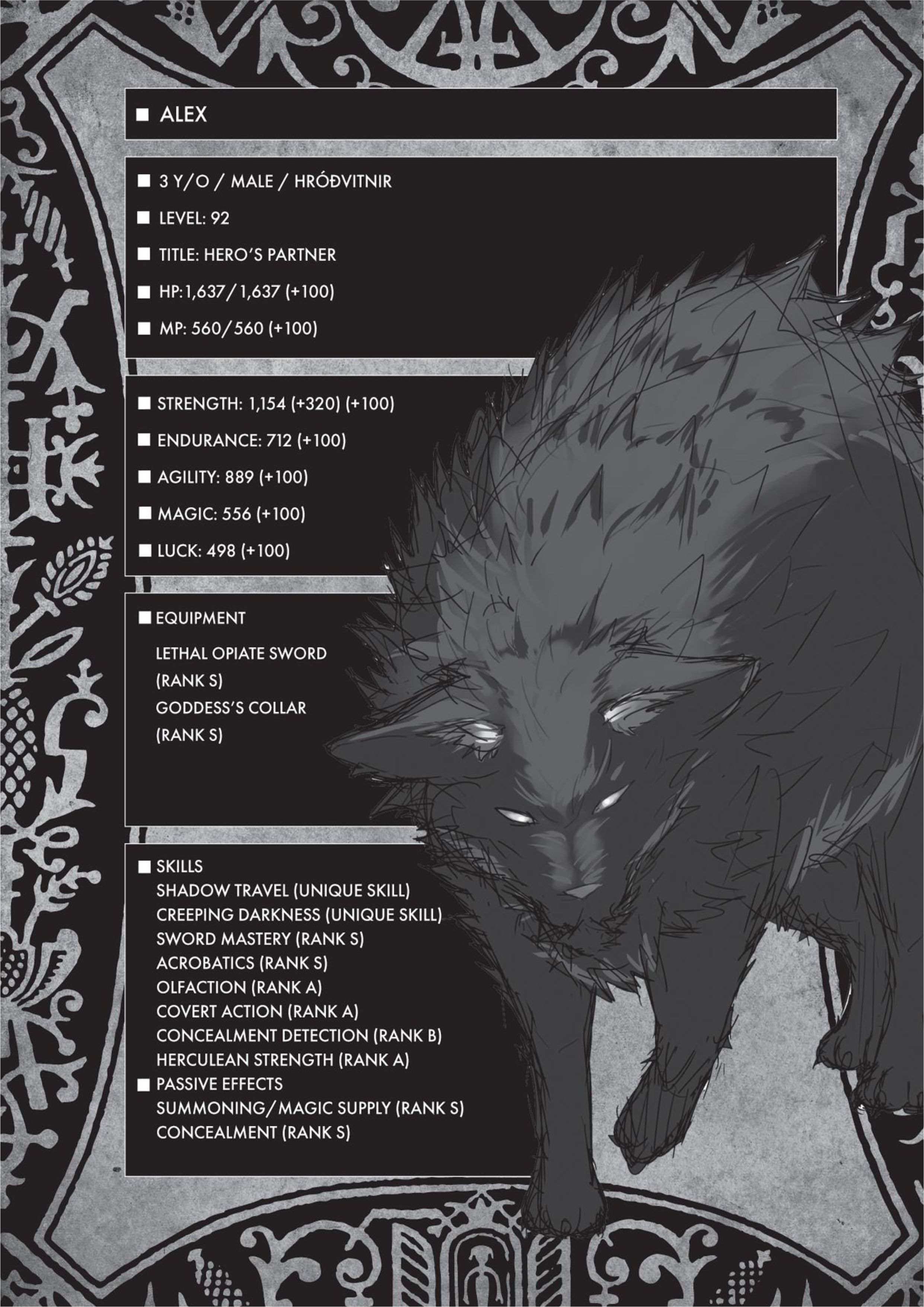 Kuro no Shoukanshi V4 Illustration - Megumi Novel
