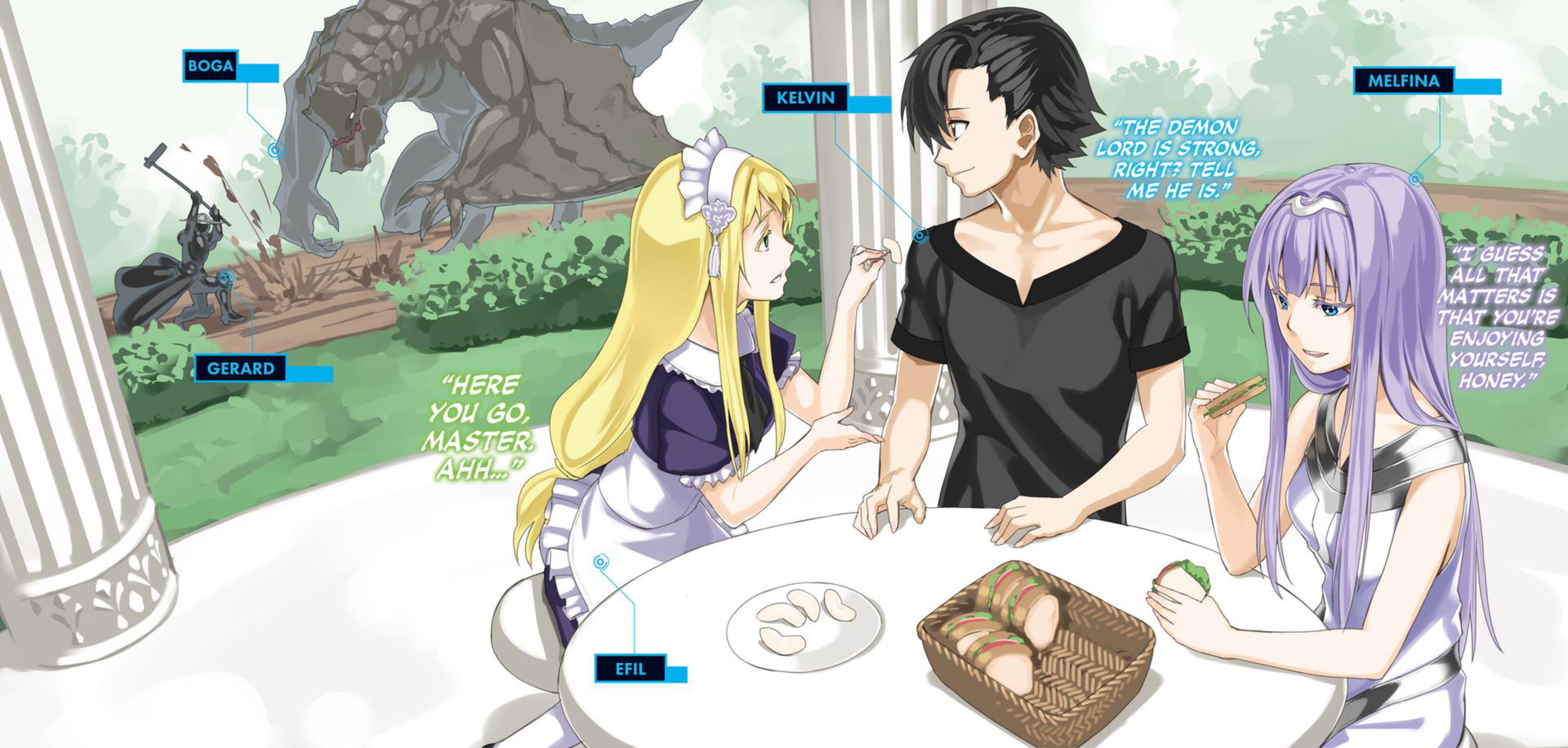 Kuro no Shoukanshi V5 Illustration - Megumi Novel