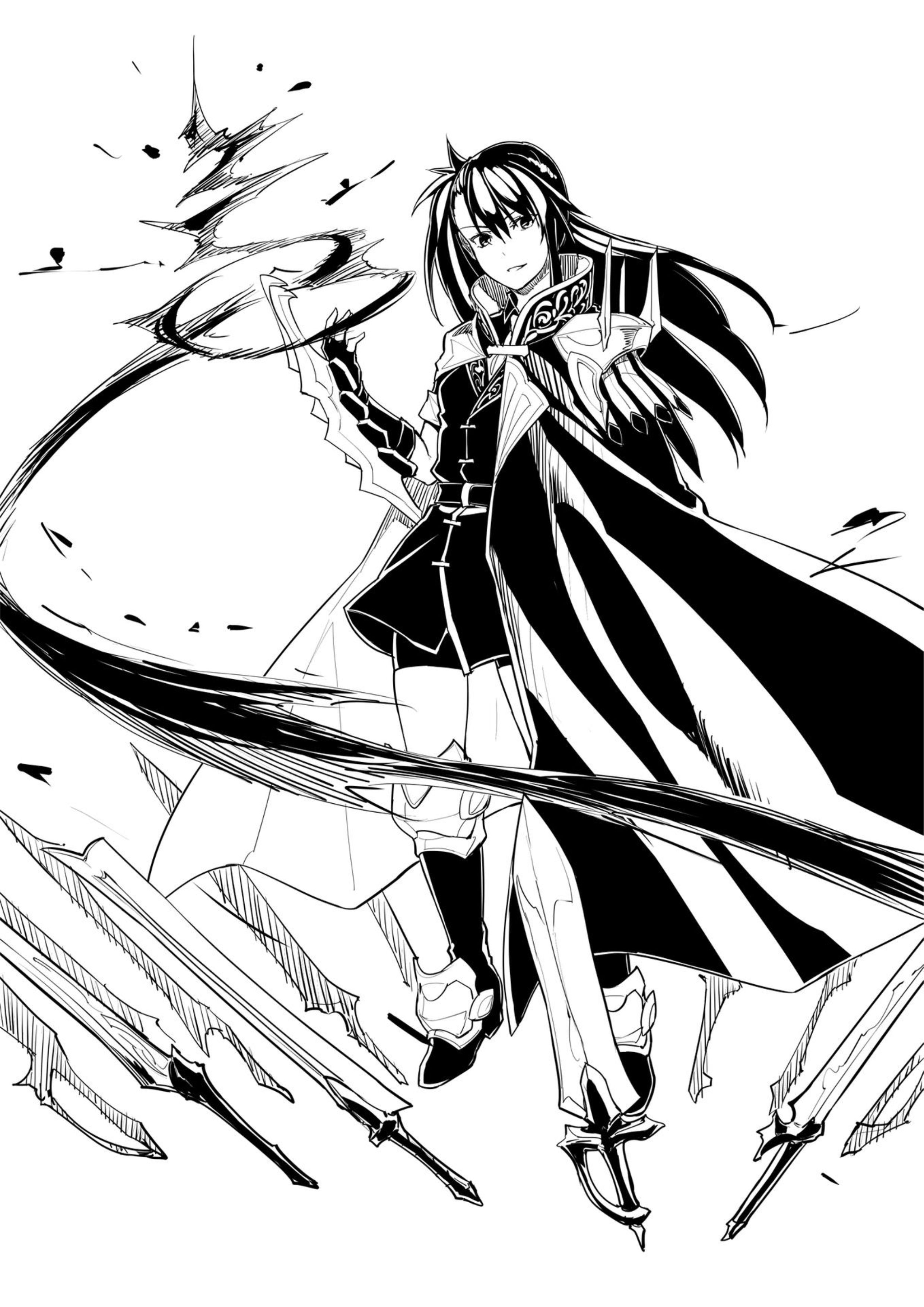 Kuro no Shoukanshi V5 Illustration - Megumi Novel