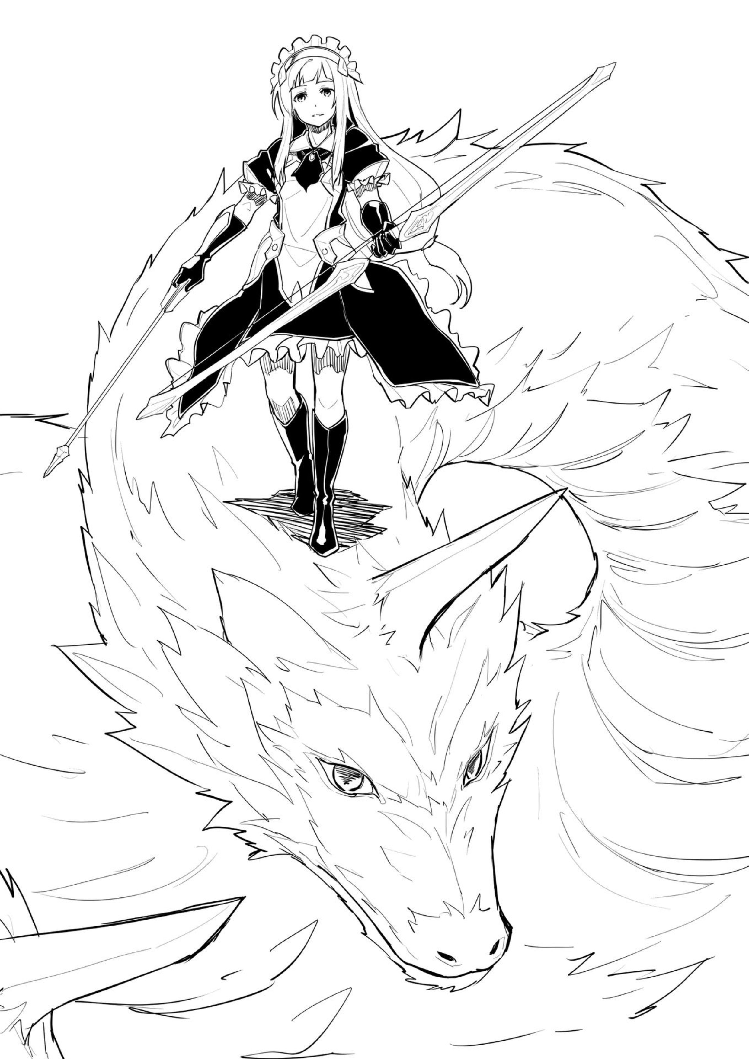 Kuro no Shoukanshi V5 Illustration - Megumi Novel