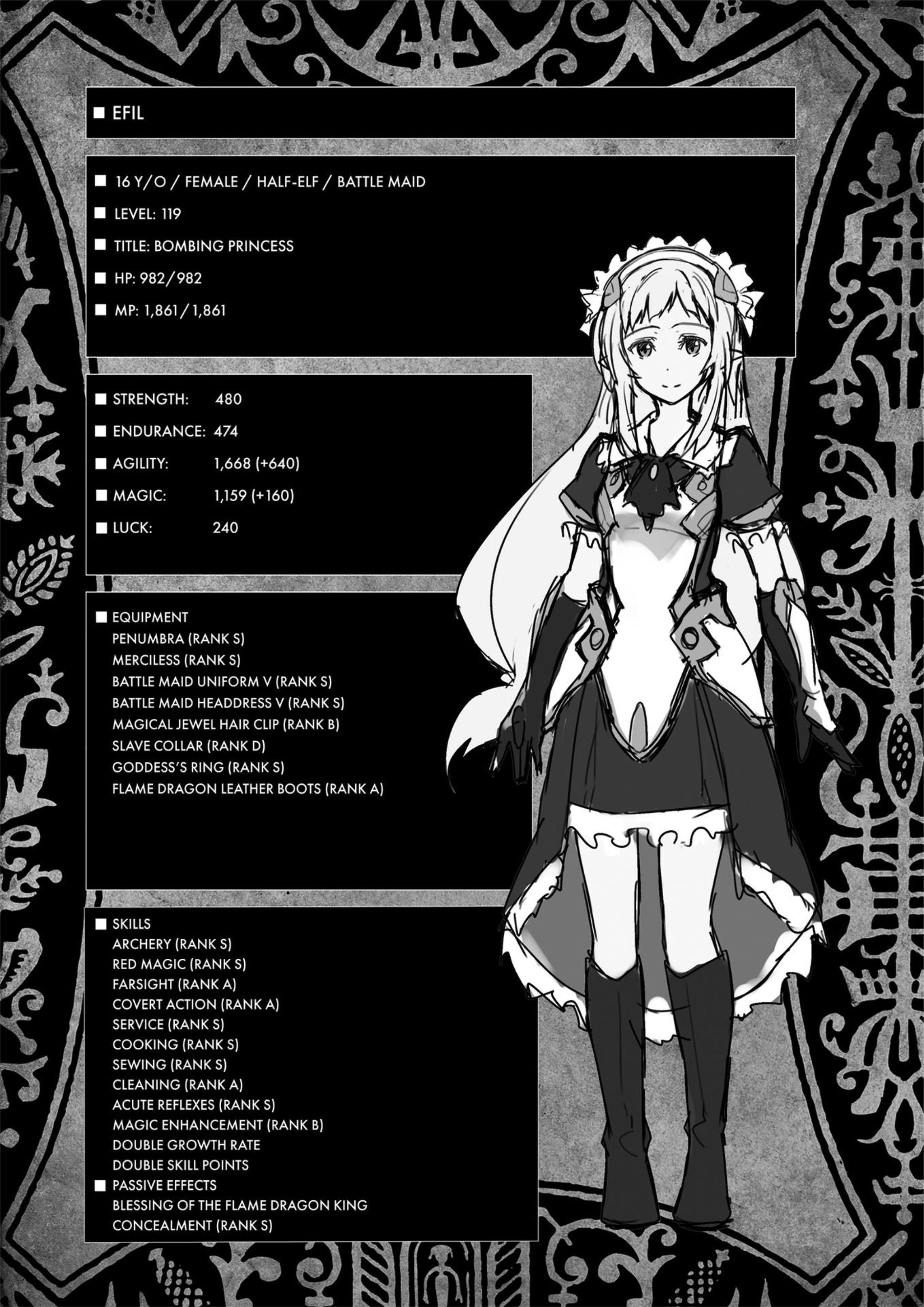 Kuro no Shoukanshi V5 Illustration - Megumi Novel