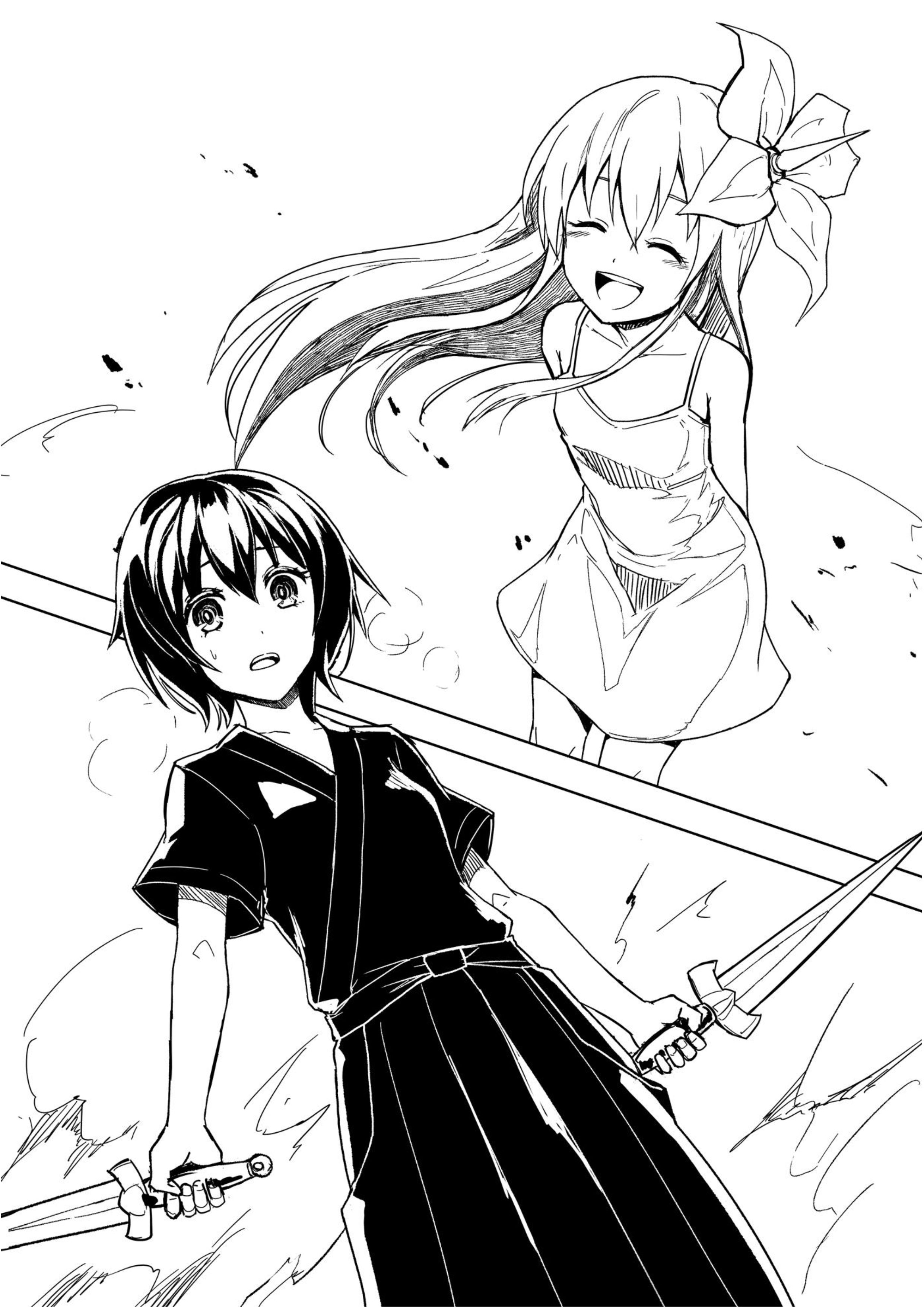 Kuro no Shoukanshi V7 Illustration - Megumi Novel