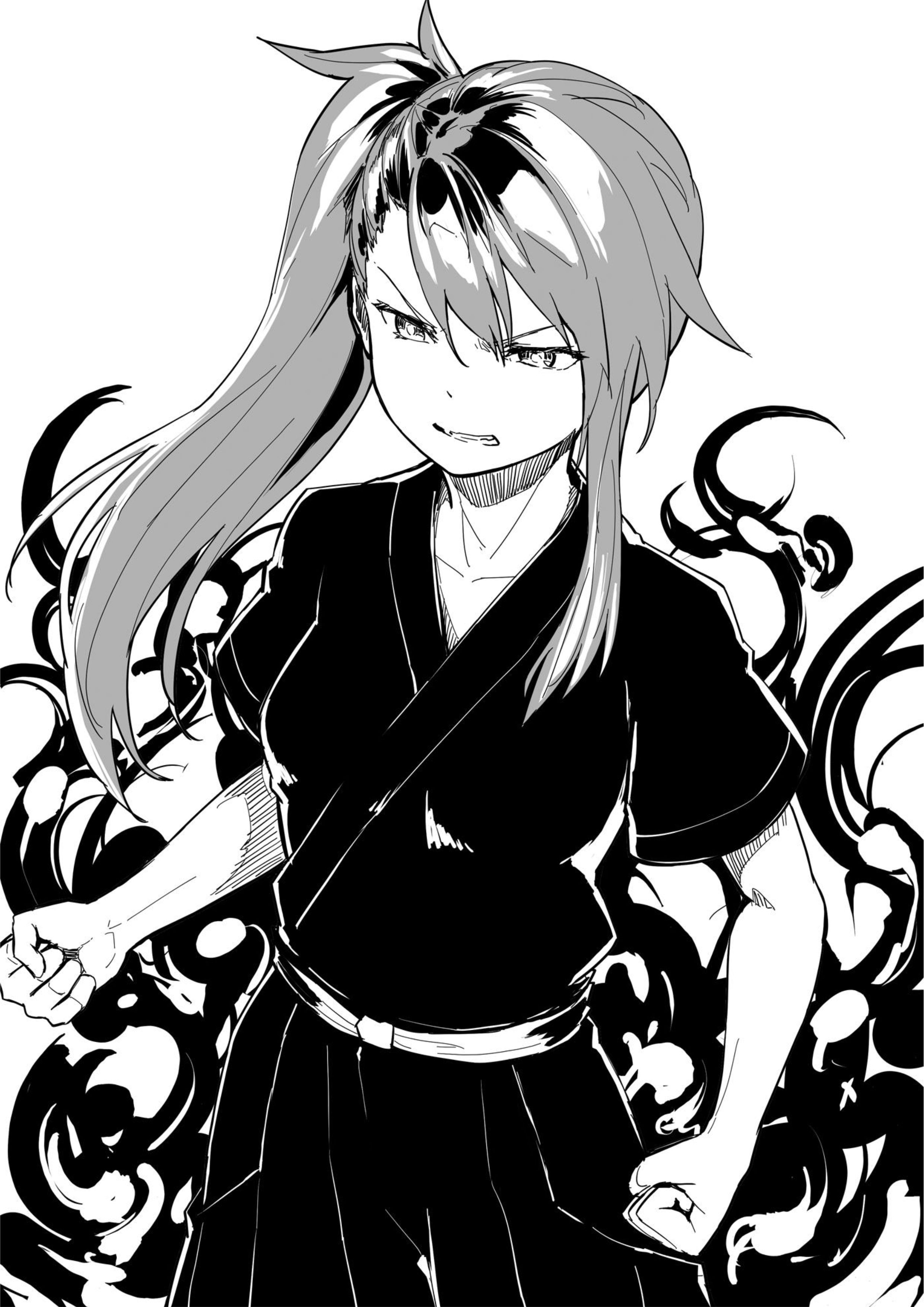 Kuro no Shoukanshi V7 Illustration - Megumi Novel