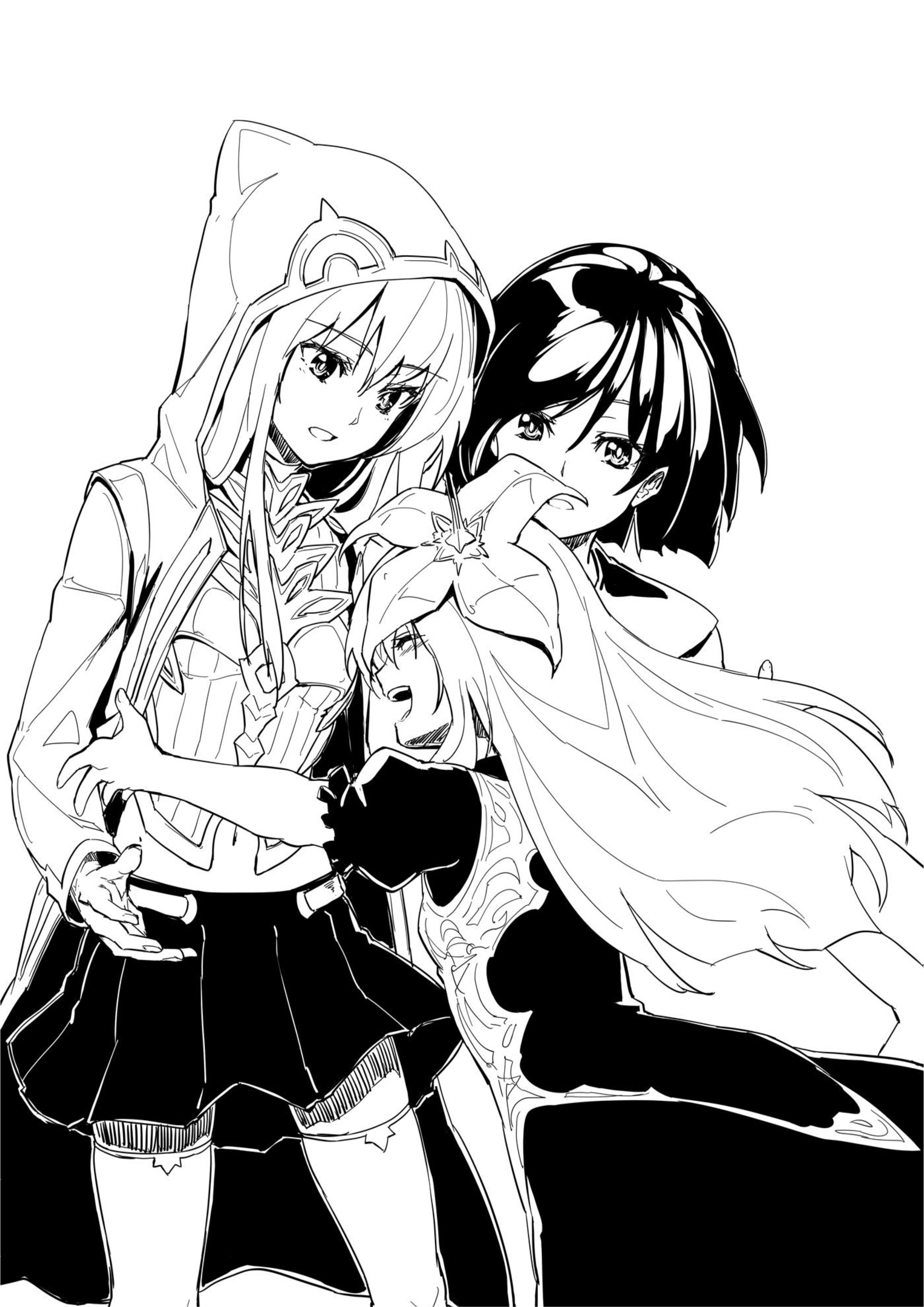 Kuro no Shoukanshi V9 Illustration - Megumi Novel