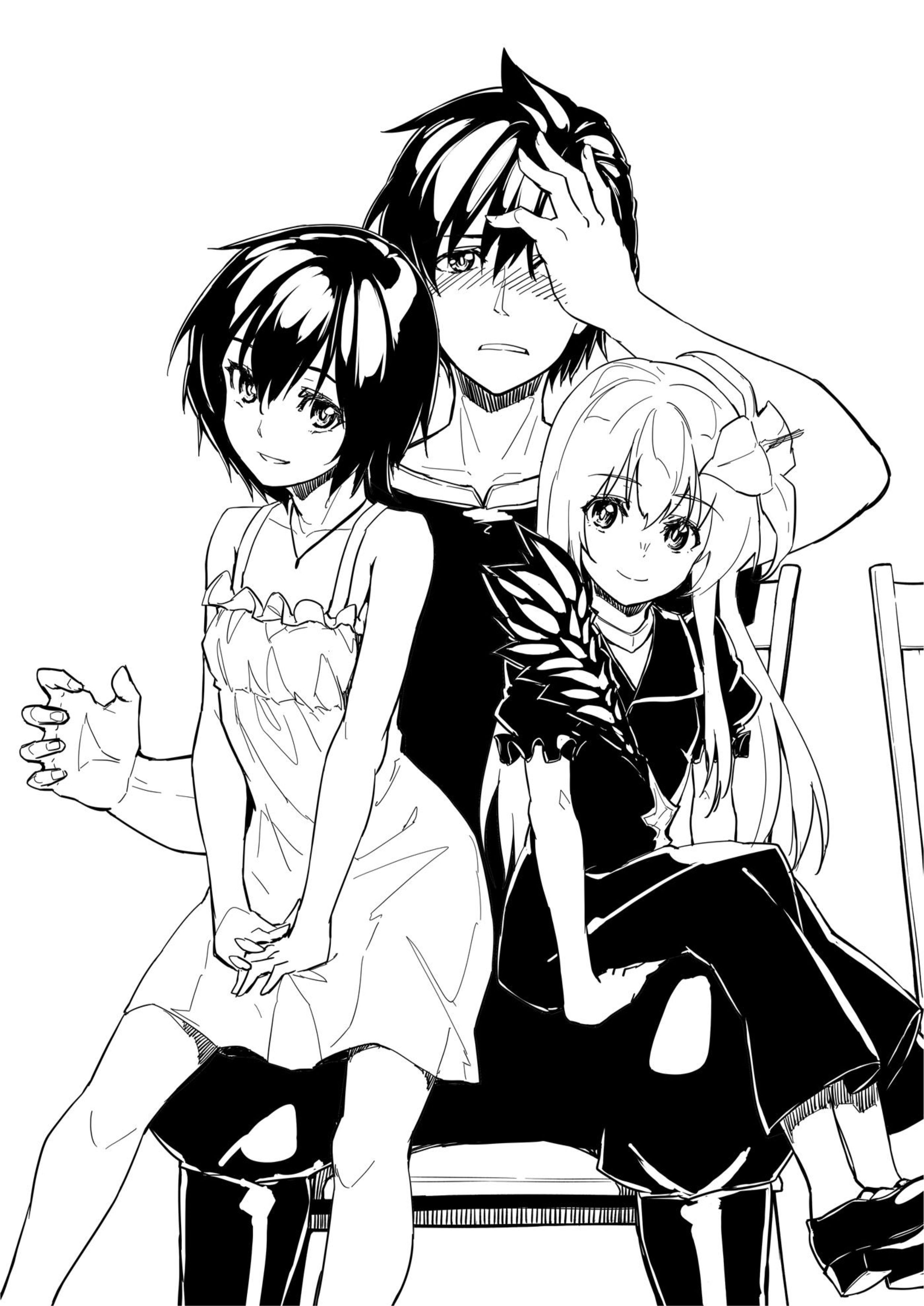 Kuro no Shoukanshi V9 Illustration - Megumi Novel