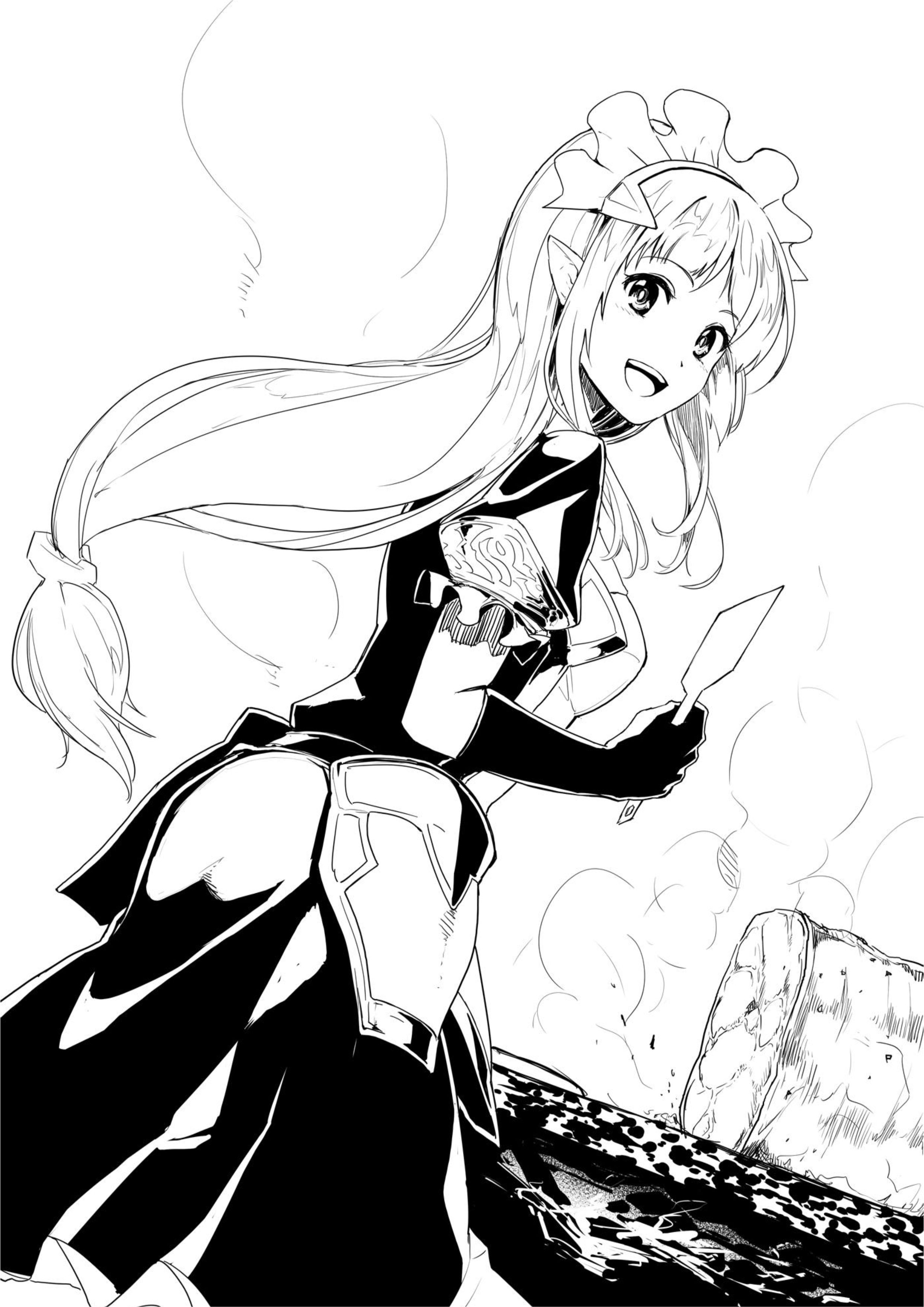 Kuro no Shoukanshi V9 Illustration - Megumi Novel