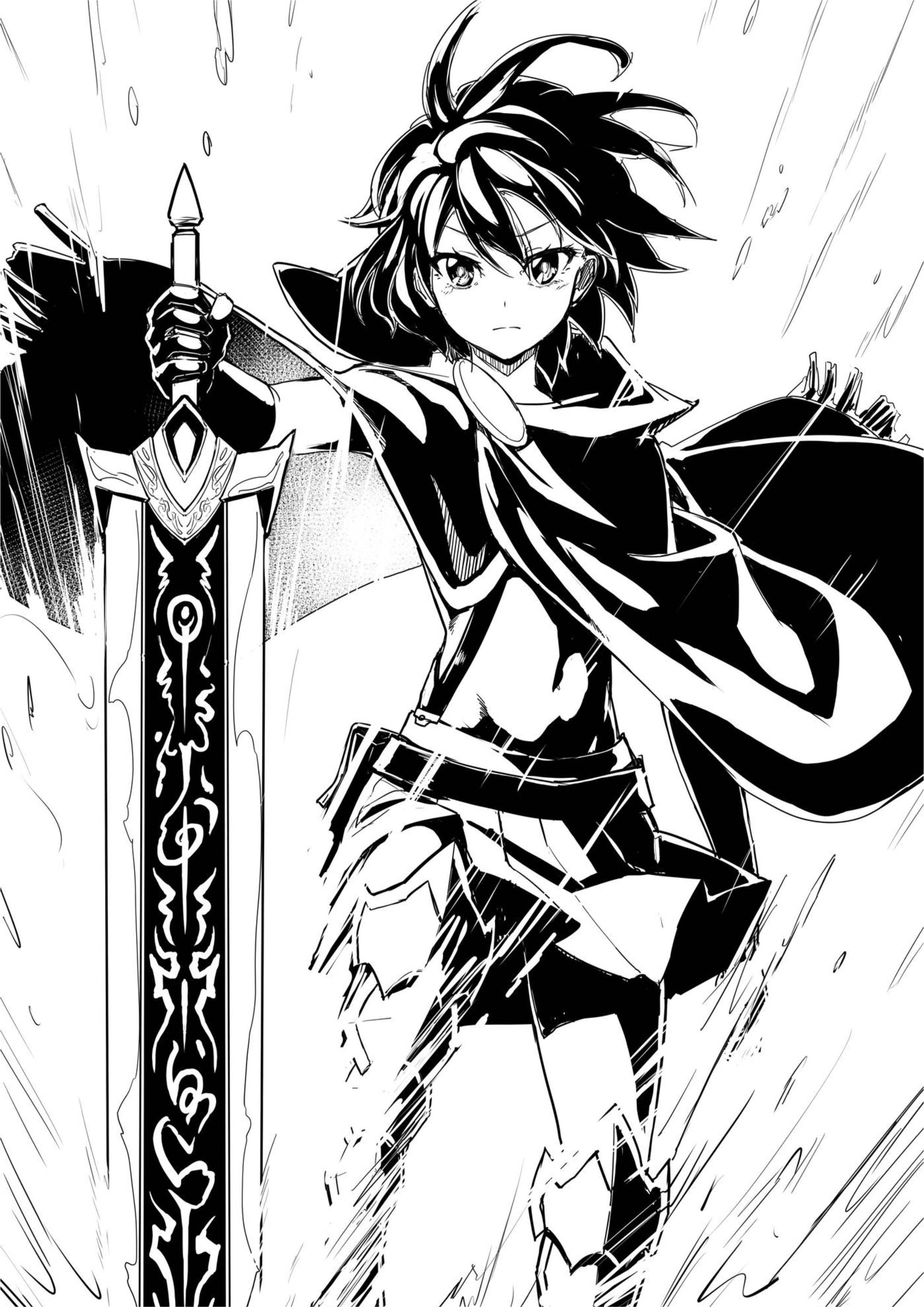 Kuro no Shoukanshi V9 Illustration - Megumi Novel