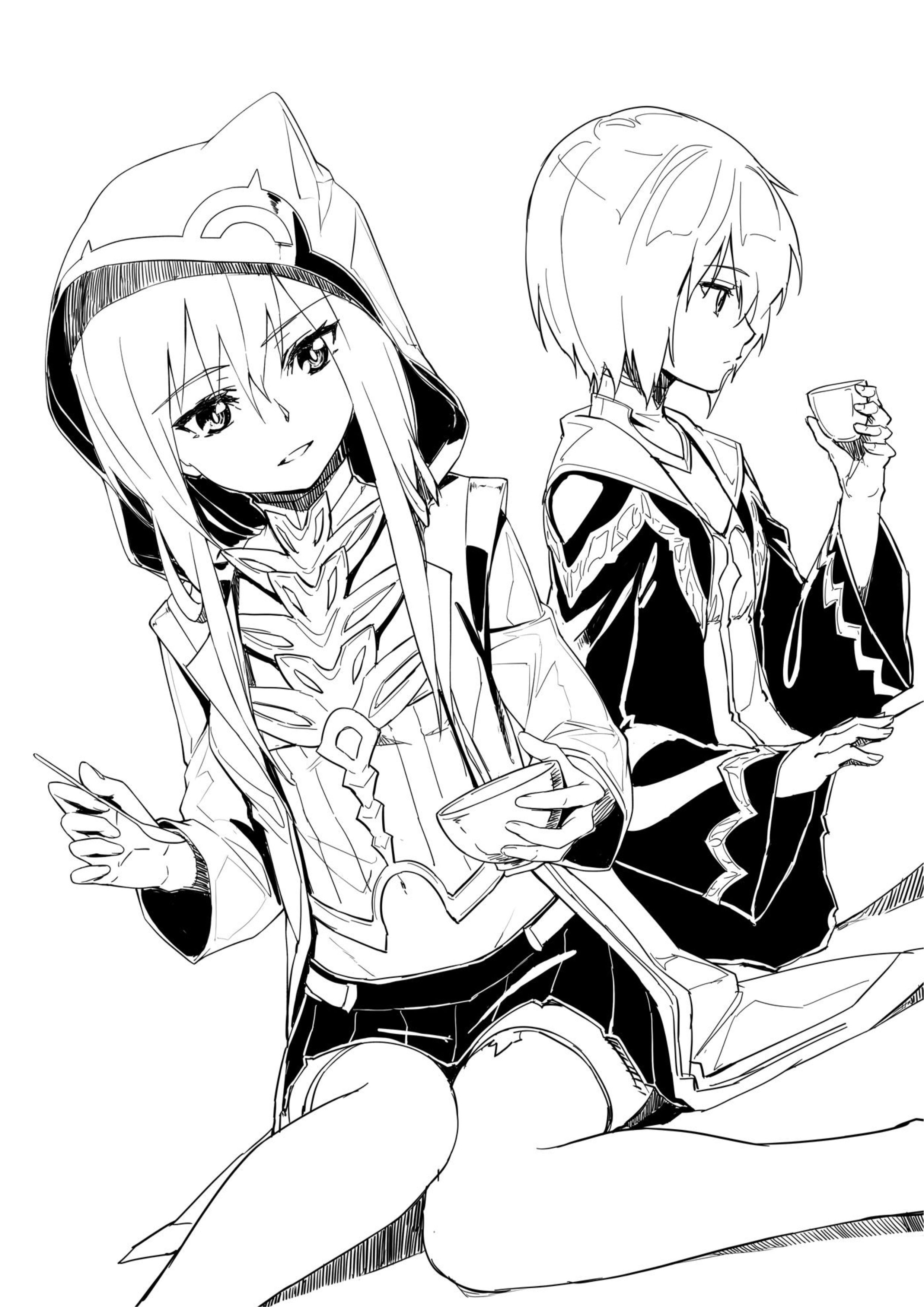 Kuro no Shoukanshi V9 Illustration - Megumi Novel