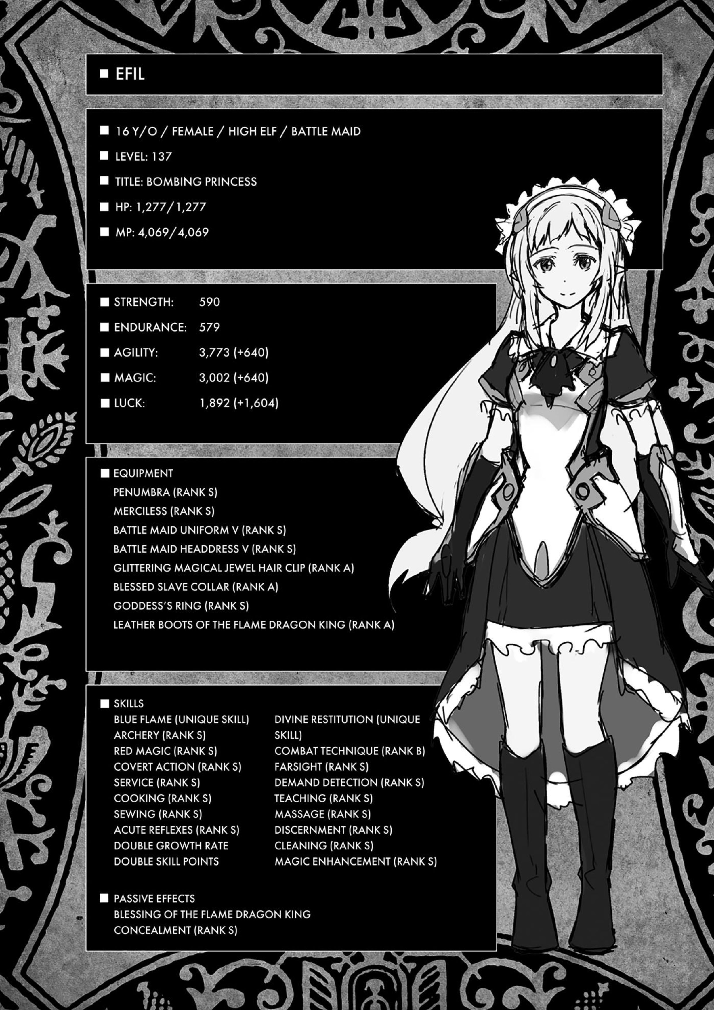 Kuro no Shoukanshi V9 Illustration - Megumi Novel