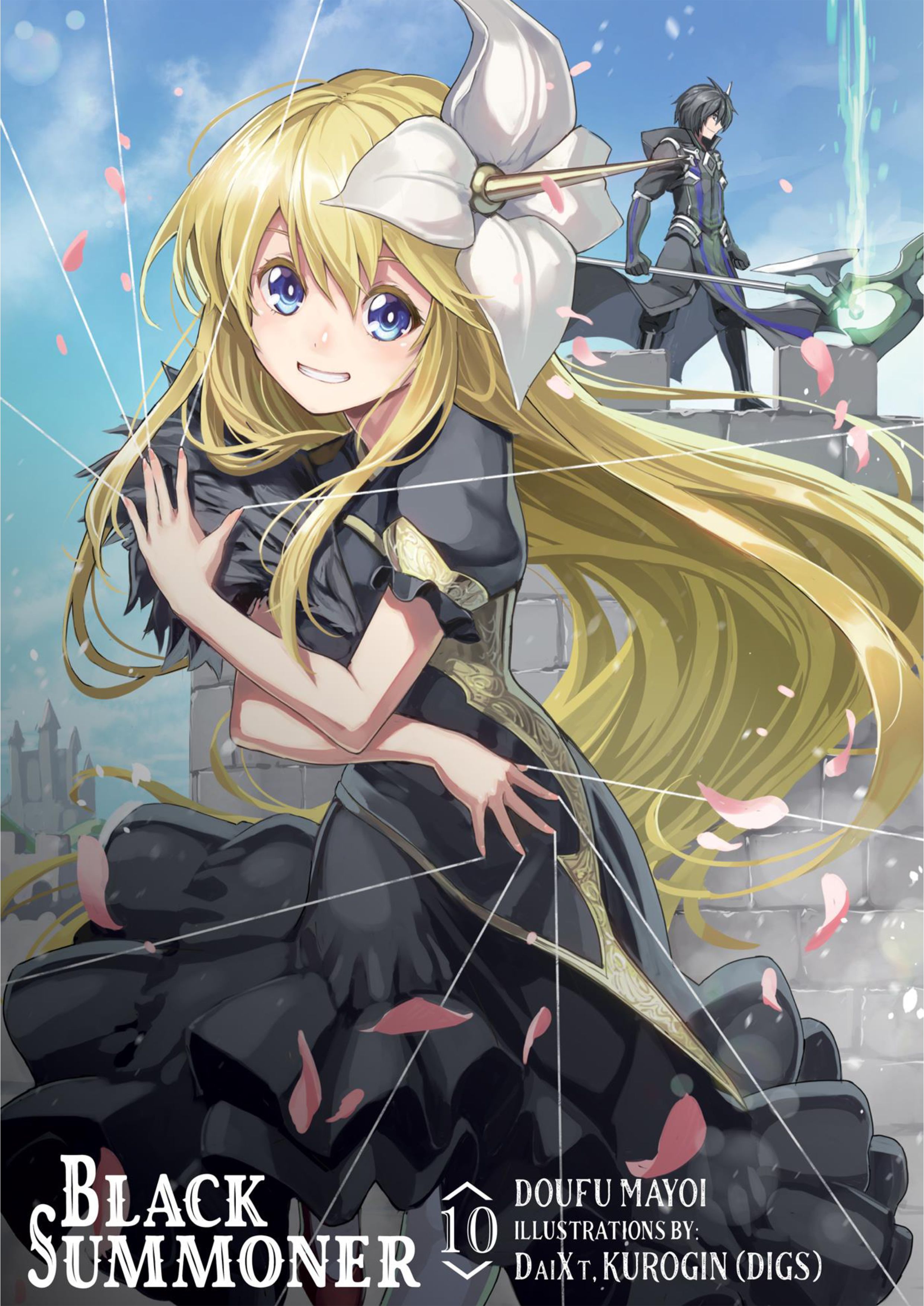 Kuro no Shoukanshi V10 Illustration - Megumi Novel