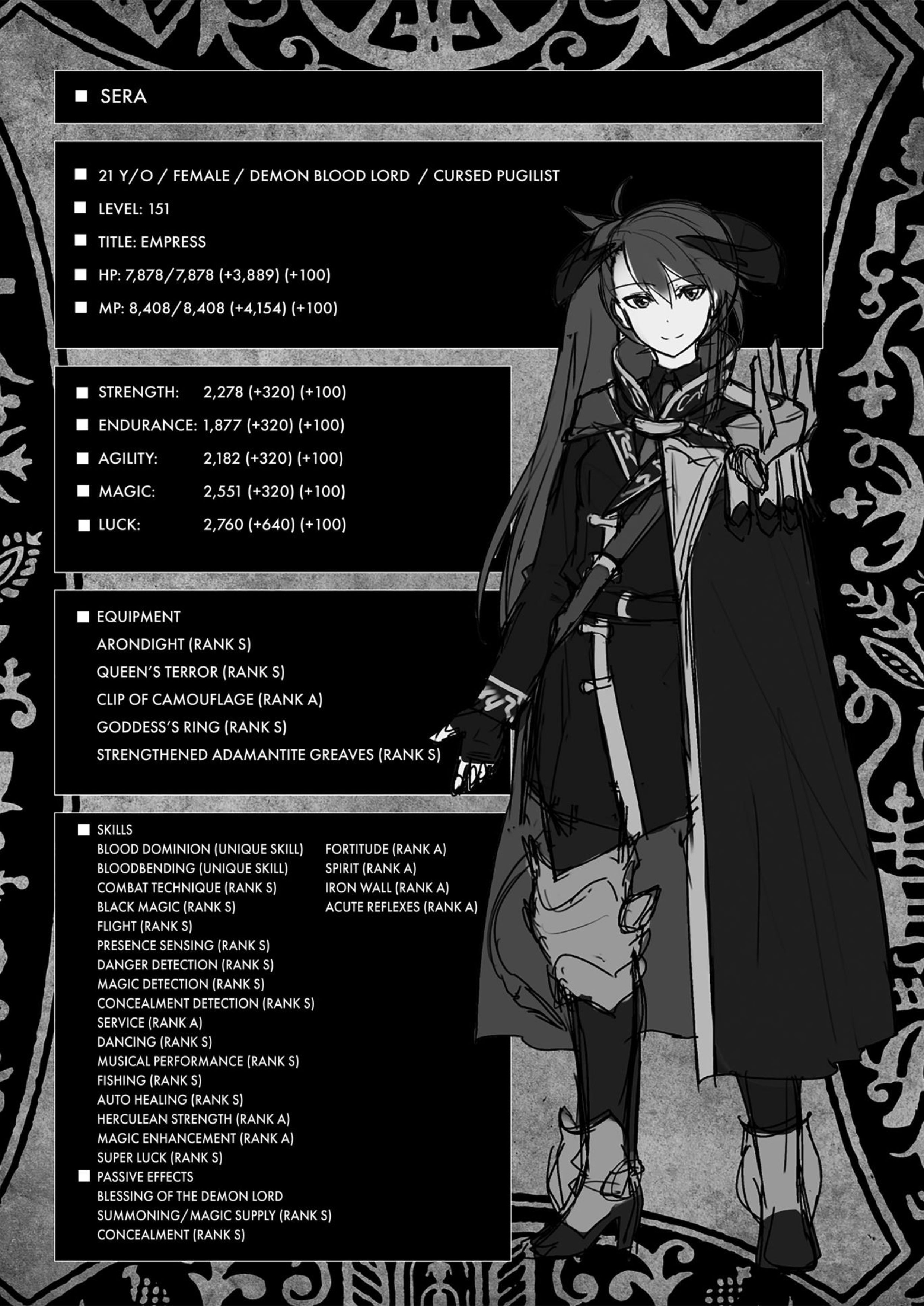 Kuro no Shoukanshi V10 Illustration - Megumi Novel