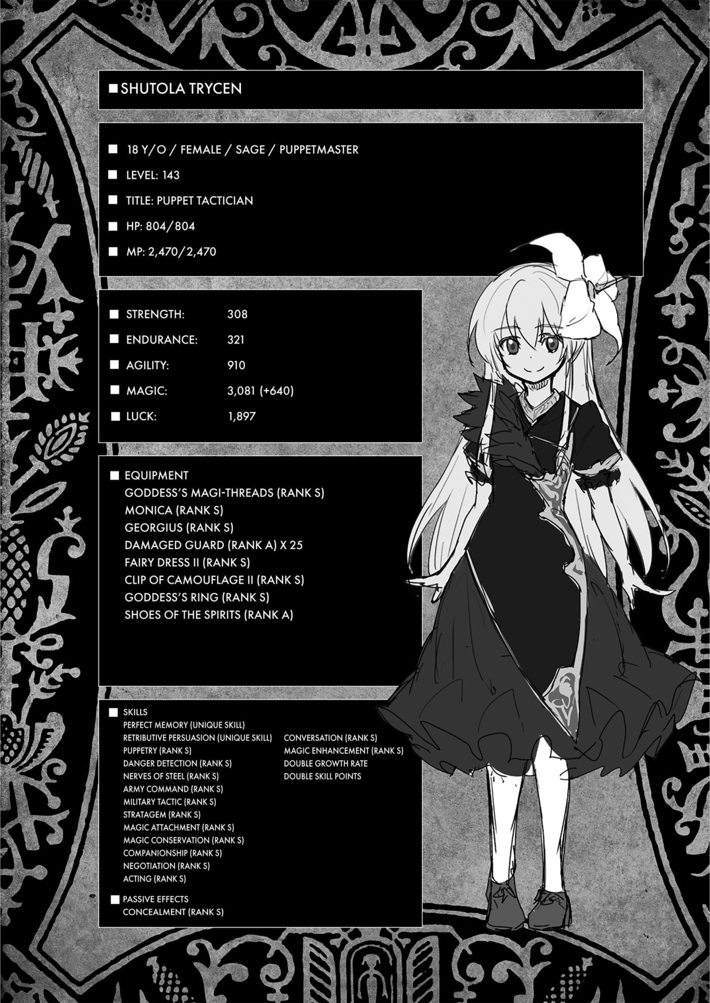 Kuro no Shoukanshi V10 Illustration - Megumi Novel