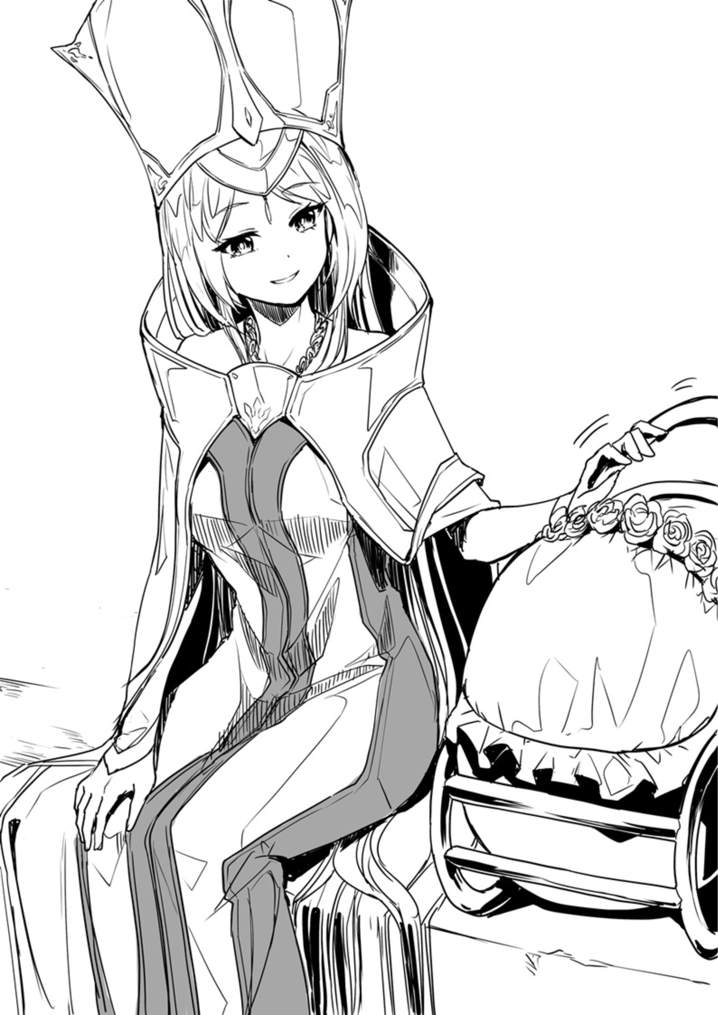 Kuro no Shoukanshi V11 Illustration - Megumi Novel