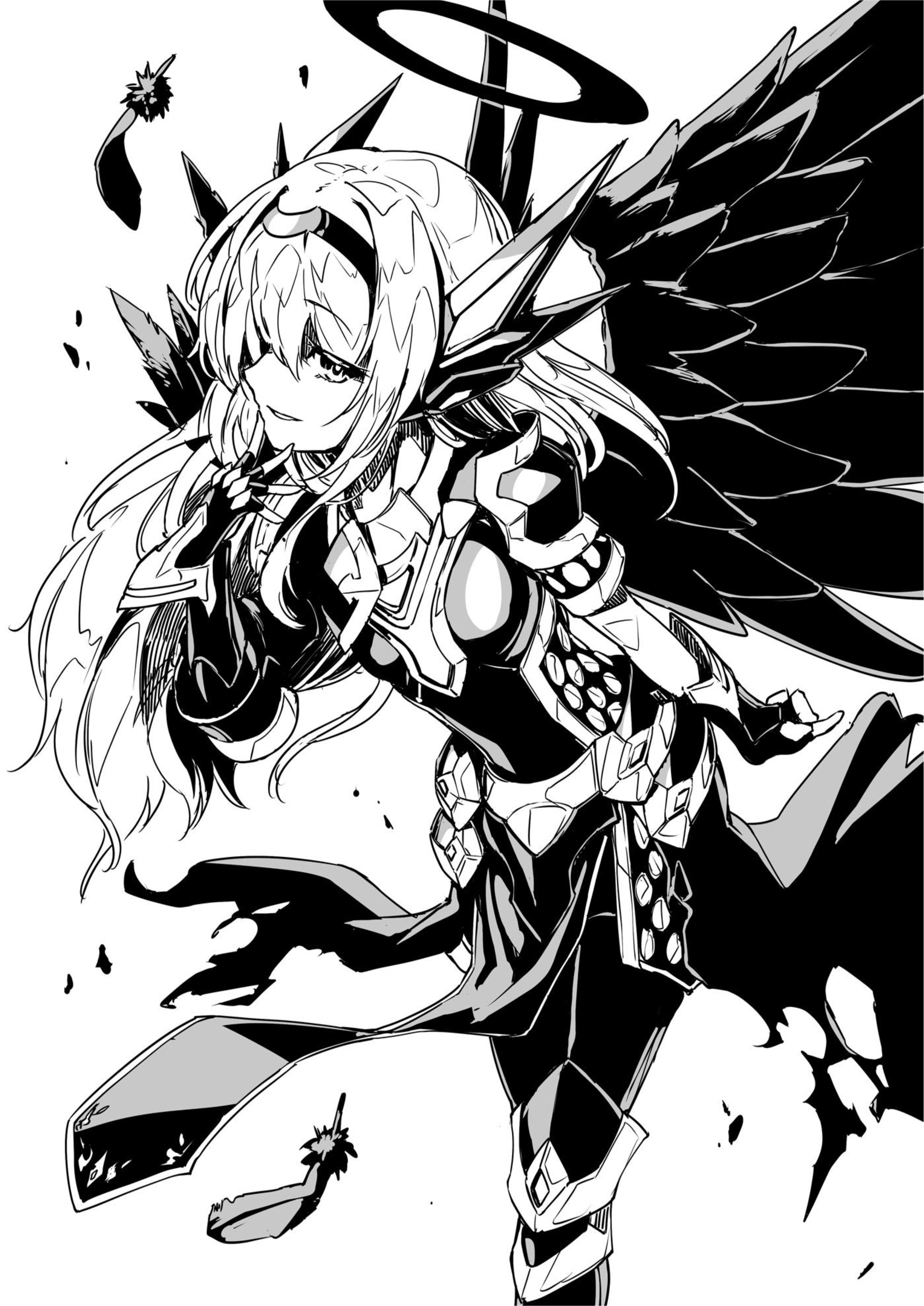 Kuro no Shoukanshi V12 Illustration - Megumi Novel
