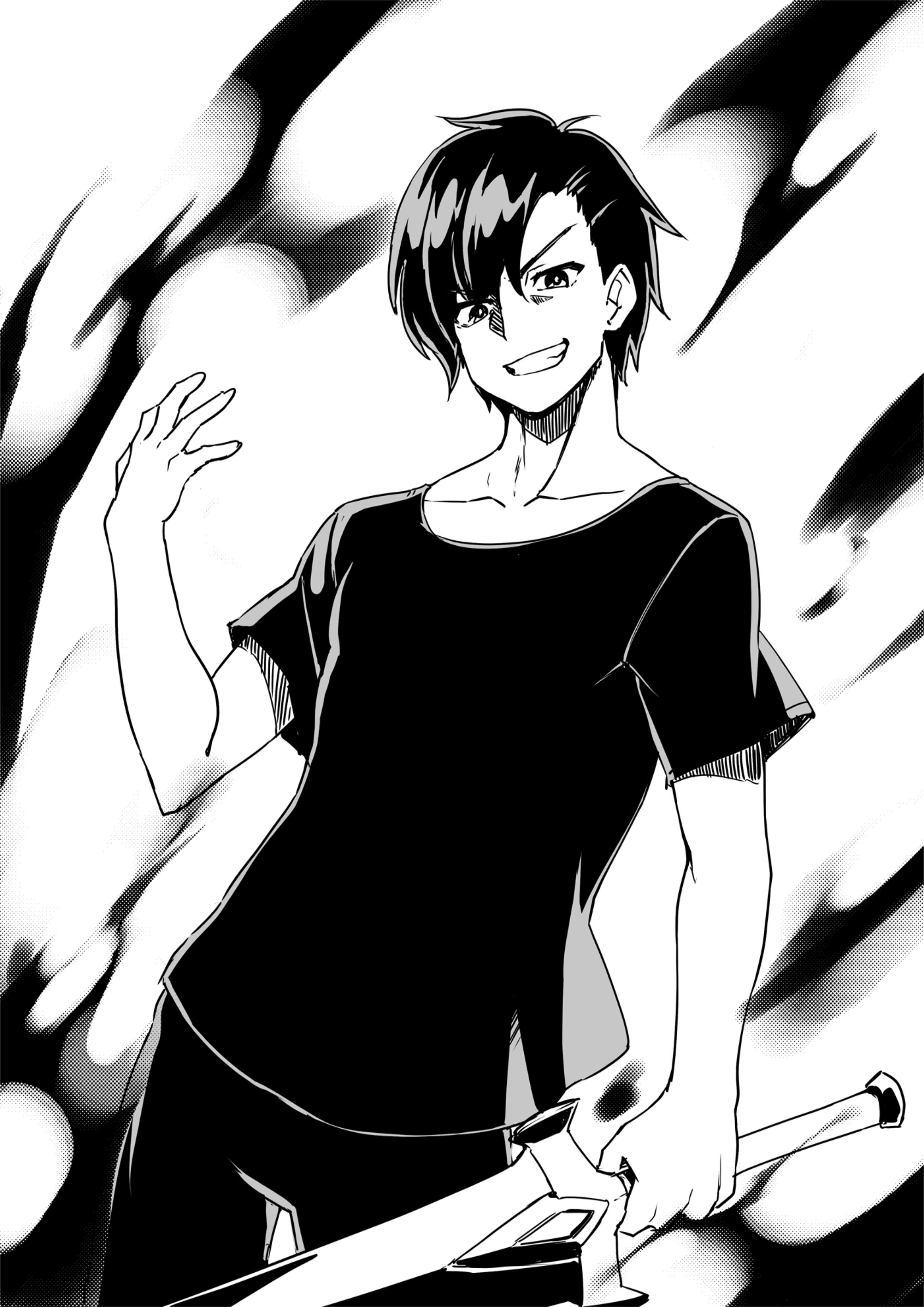 Kuro no Shoukanshi V12 Illustration - Megumi Novel