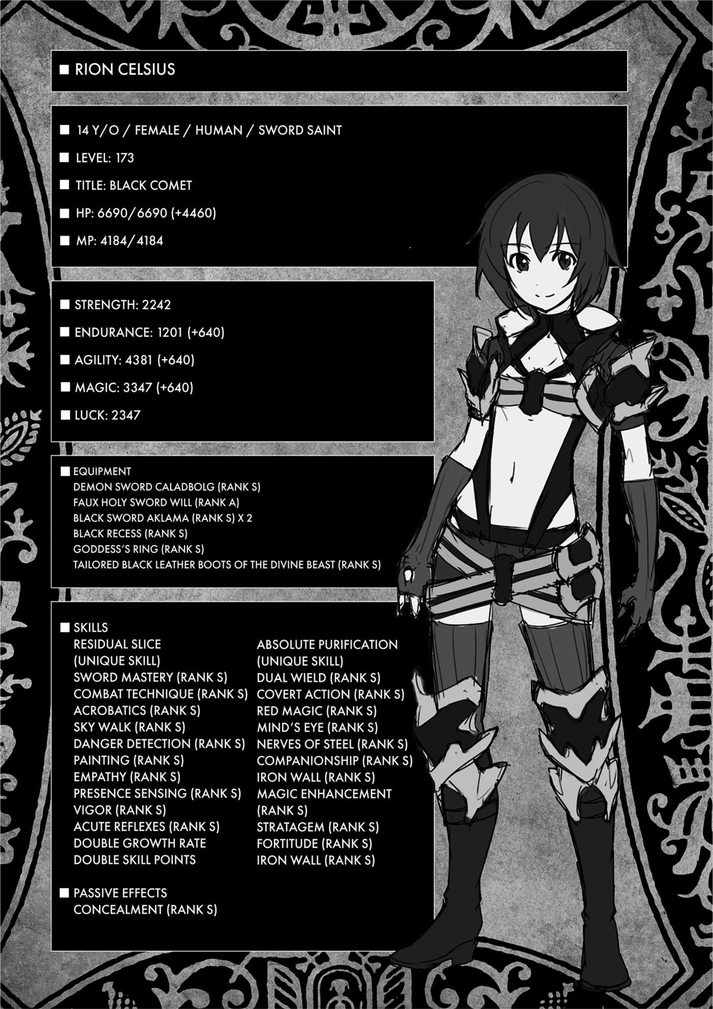 Kuro no Shoukanshi V12 Illustration - Megumi Novel