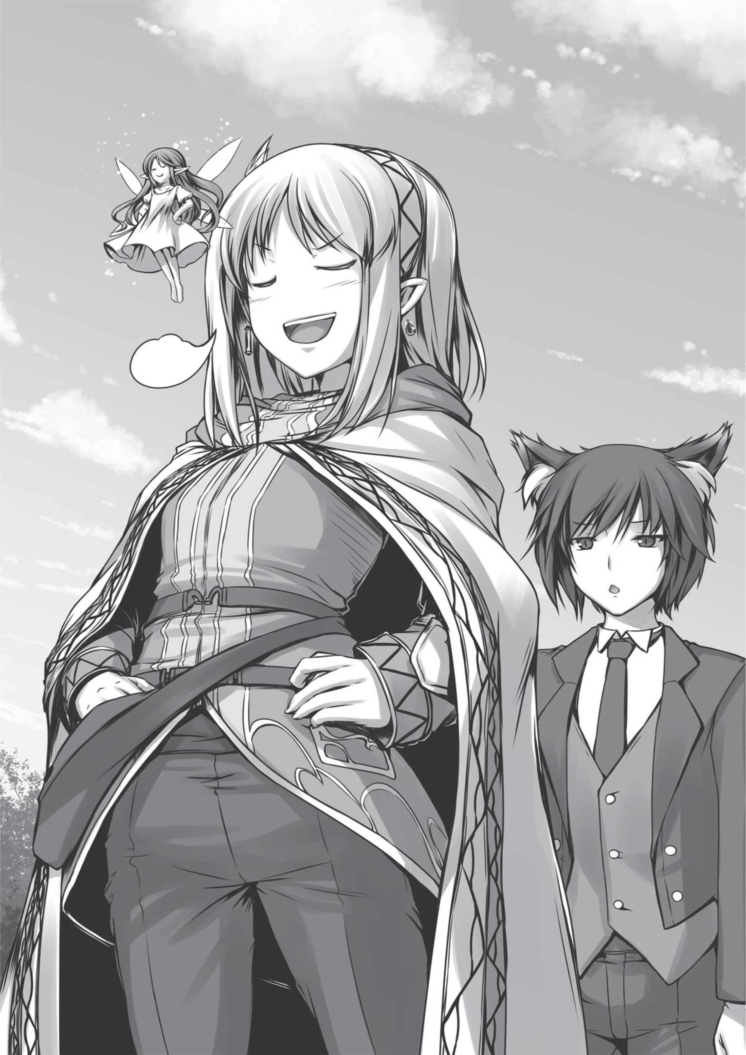 Leadale no Daichi nite V4 Illustration - Megumi Novel