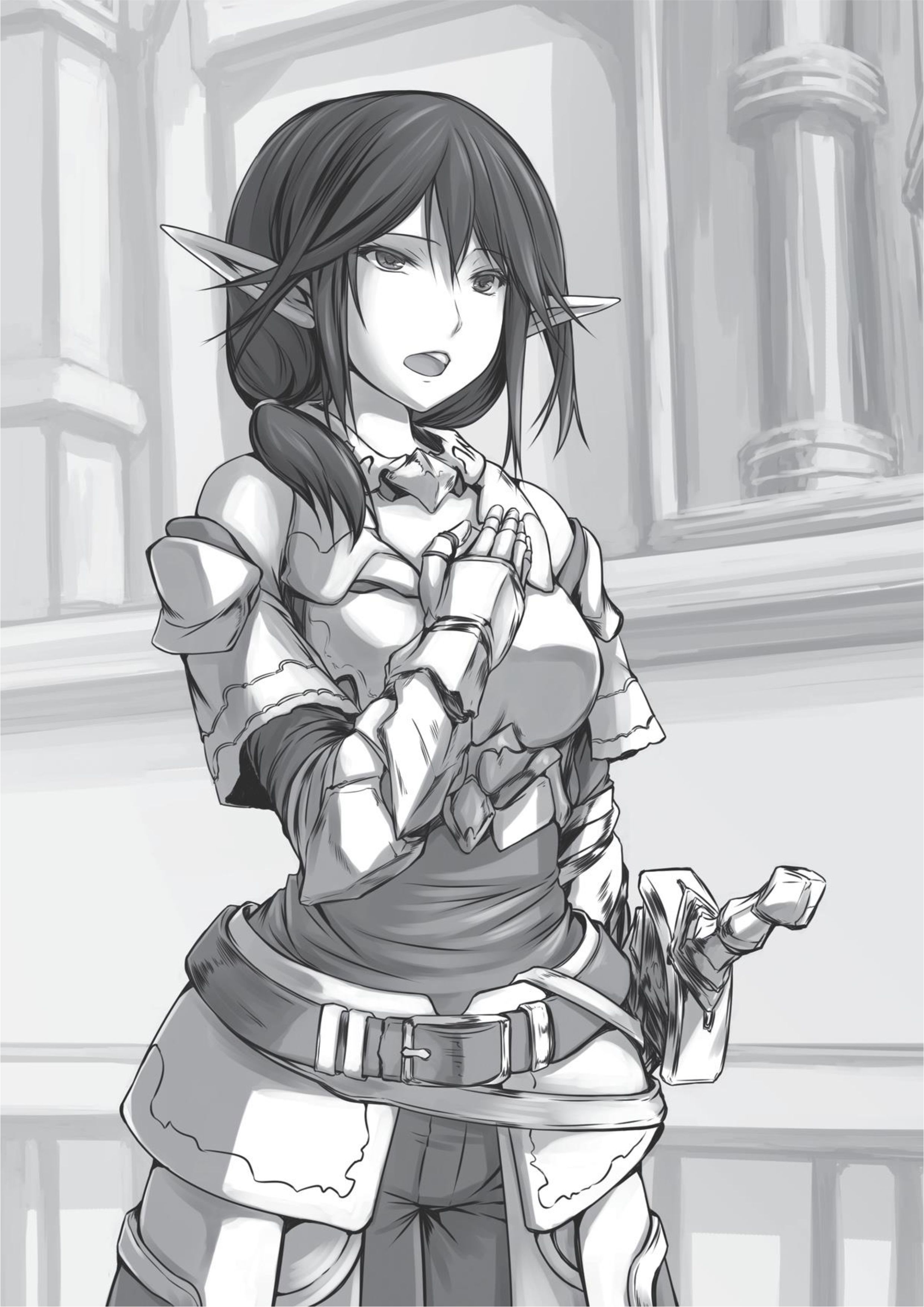 Leadale no Daichi nite V6 Illustration - Megumi Novel