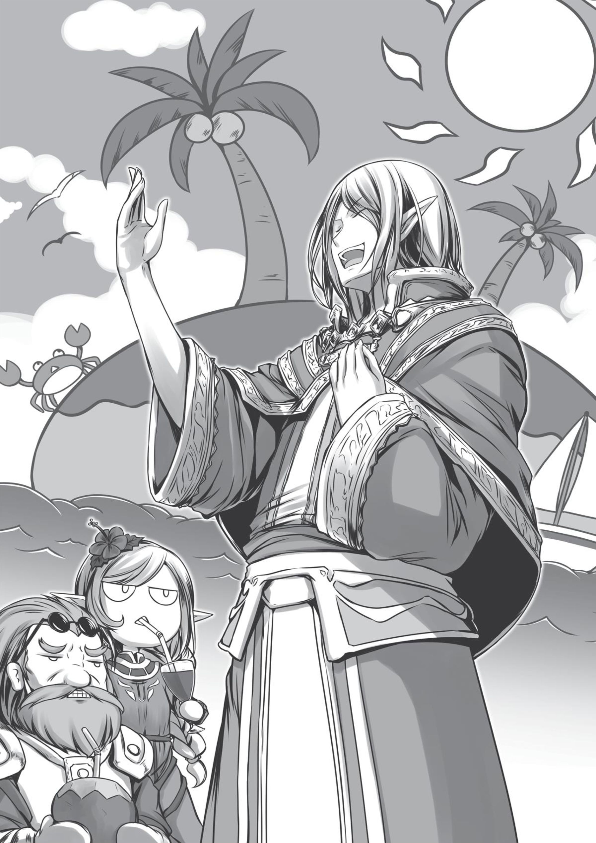 Leadale no Daichi nite V7 Illustration - Megumi Novel