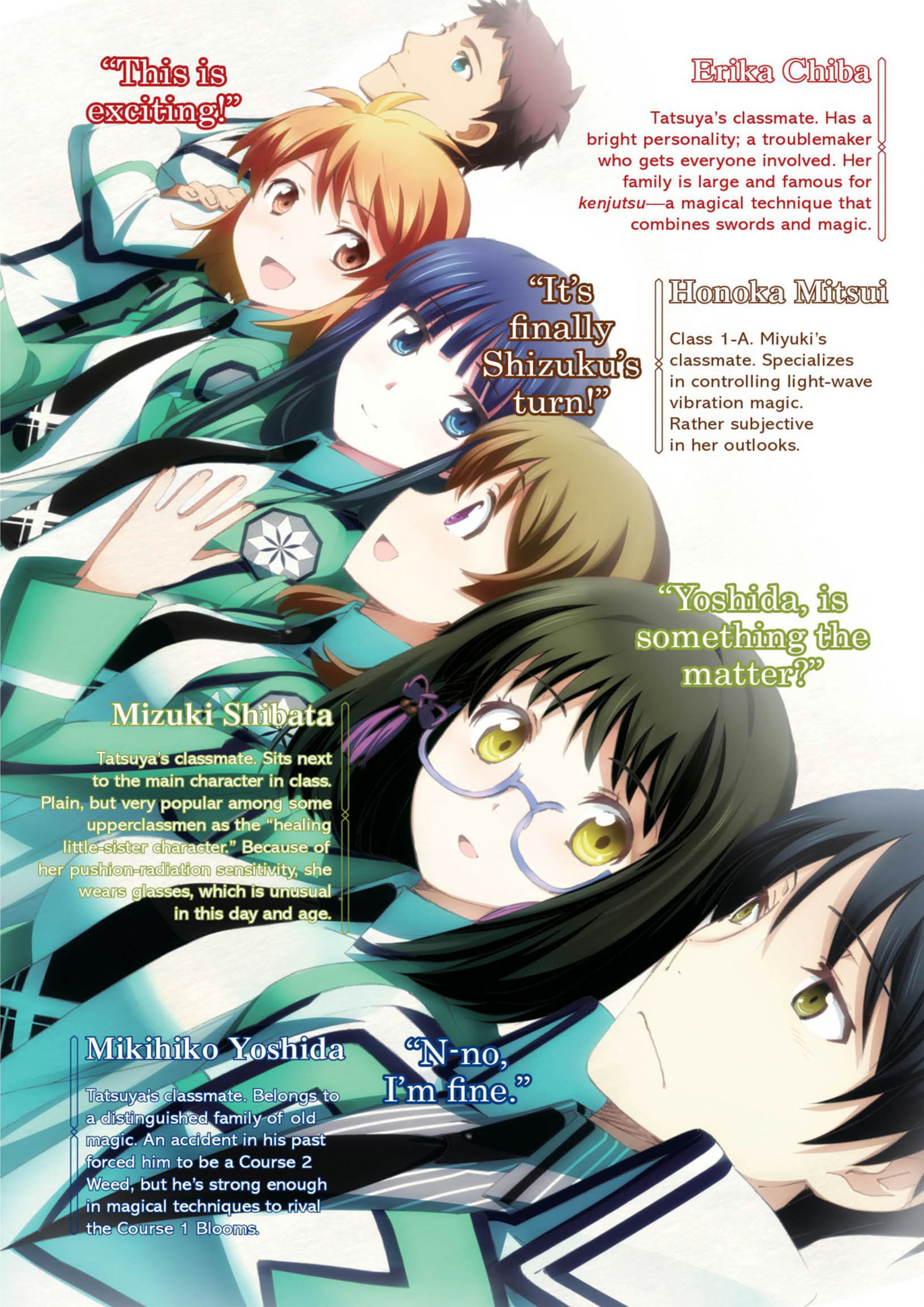 Mahouka Koukou No Rettousei V4 Illustration - Megumi Novel